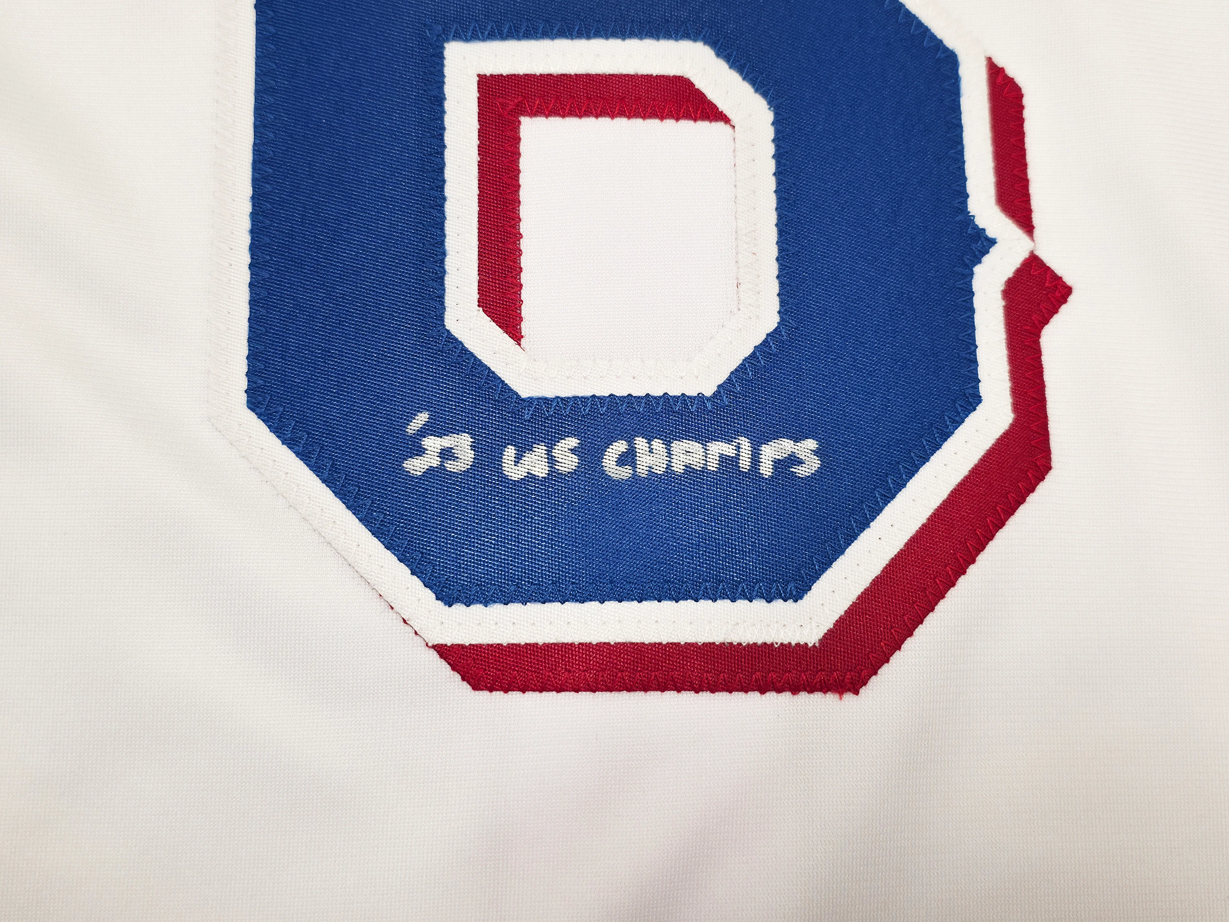 Texas Rangers Josh Jung Autographed White Jersey "23 WS Champs" Beckett BAS Witness Stock #253564 - Image 5
