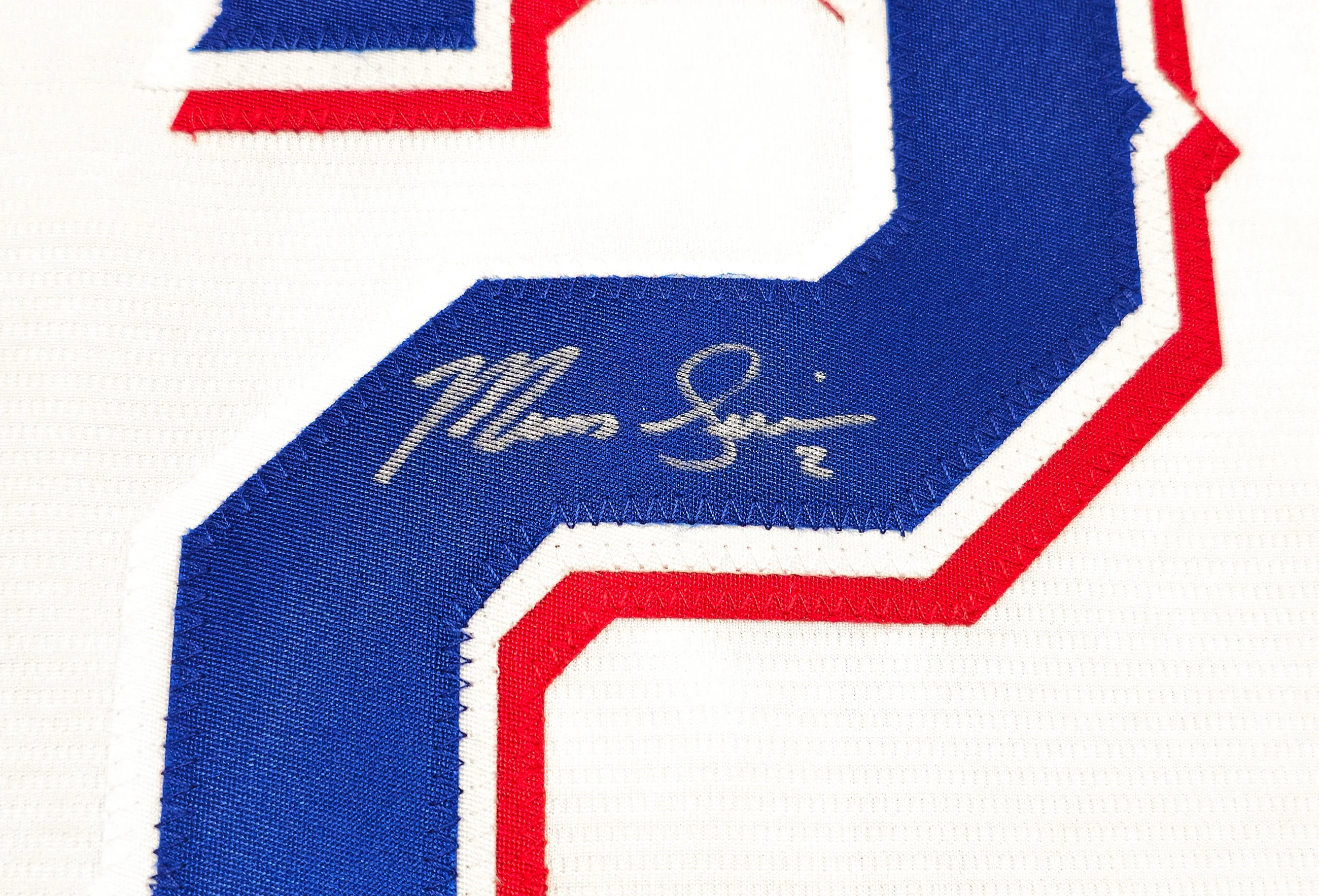 Texas Rangers Marcus Semien Autographed White Nike Jersey Size 2XLT "23 WS Champs" Beckett BAS Witness Stock #236690 - Image 4