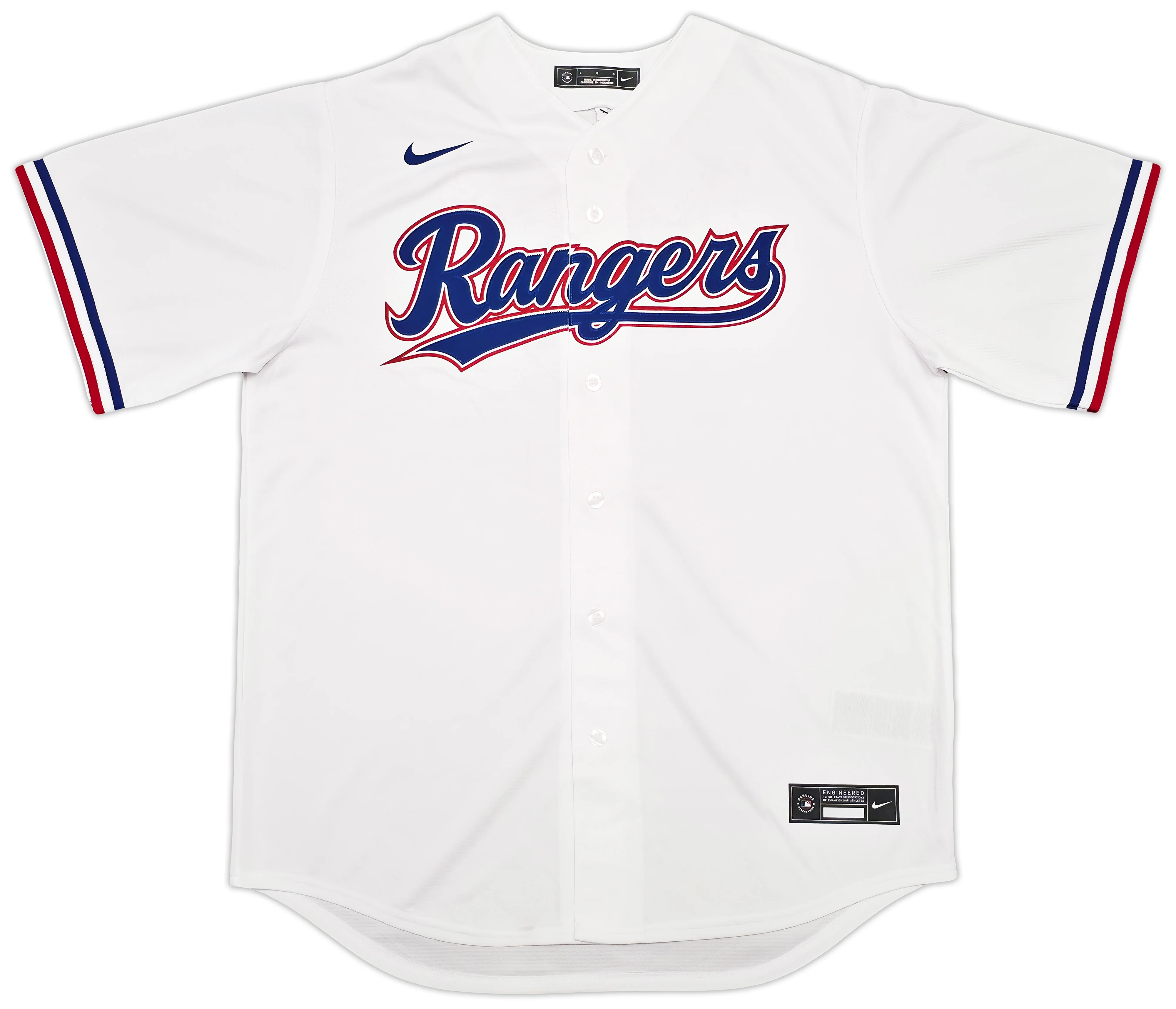 Texas Rangers Marcus Semien Autographed White Nike Jersey Size L Beckett BAS Witness Stock #252430 - Image 5