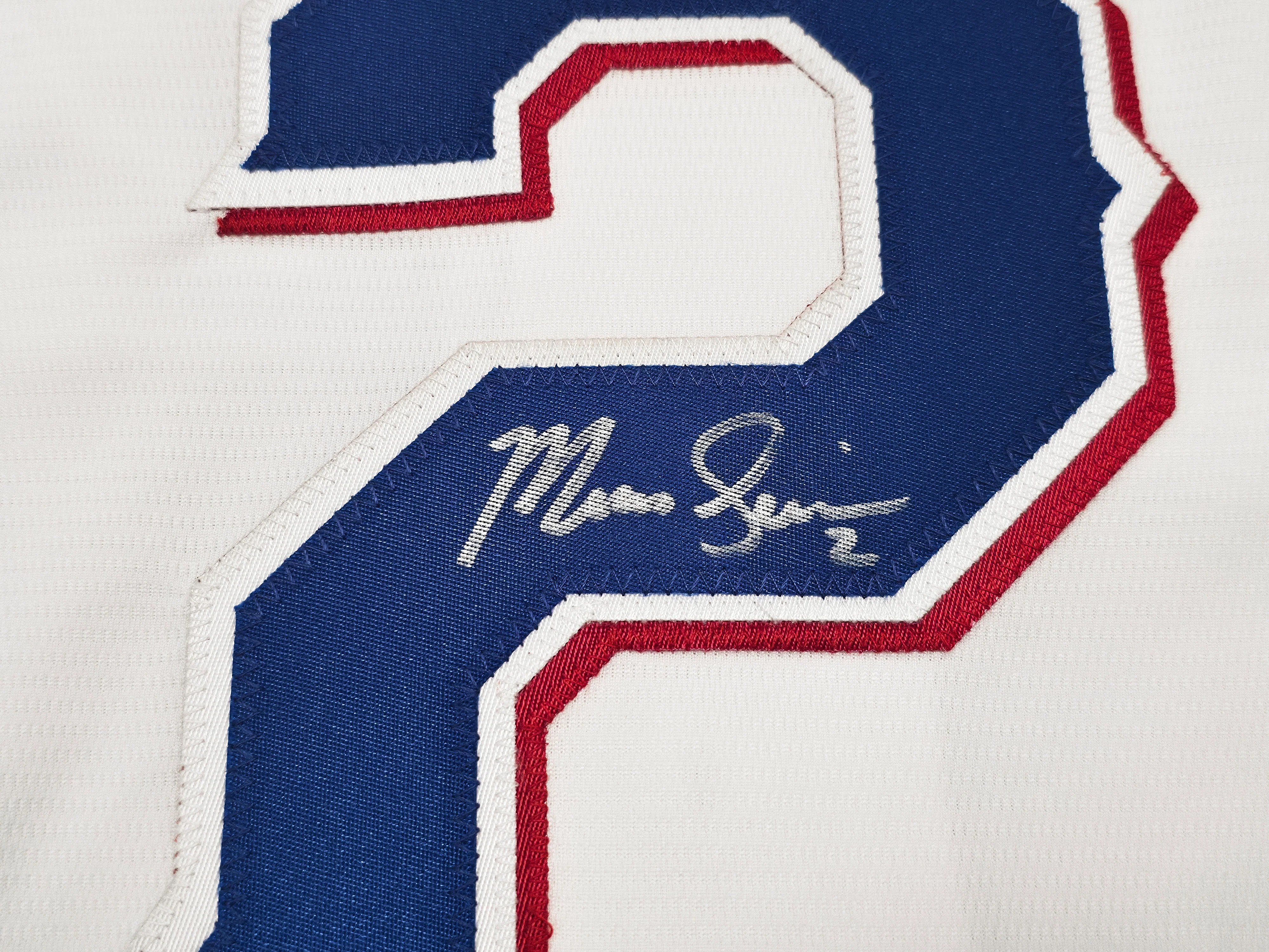 Texas Rangers Marcus Semien Autographed White Nike Jersey Size XXL Beckett BAS Witness Stock #252432 - Image 3