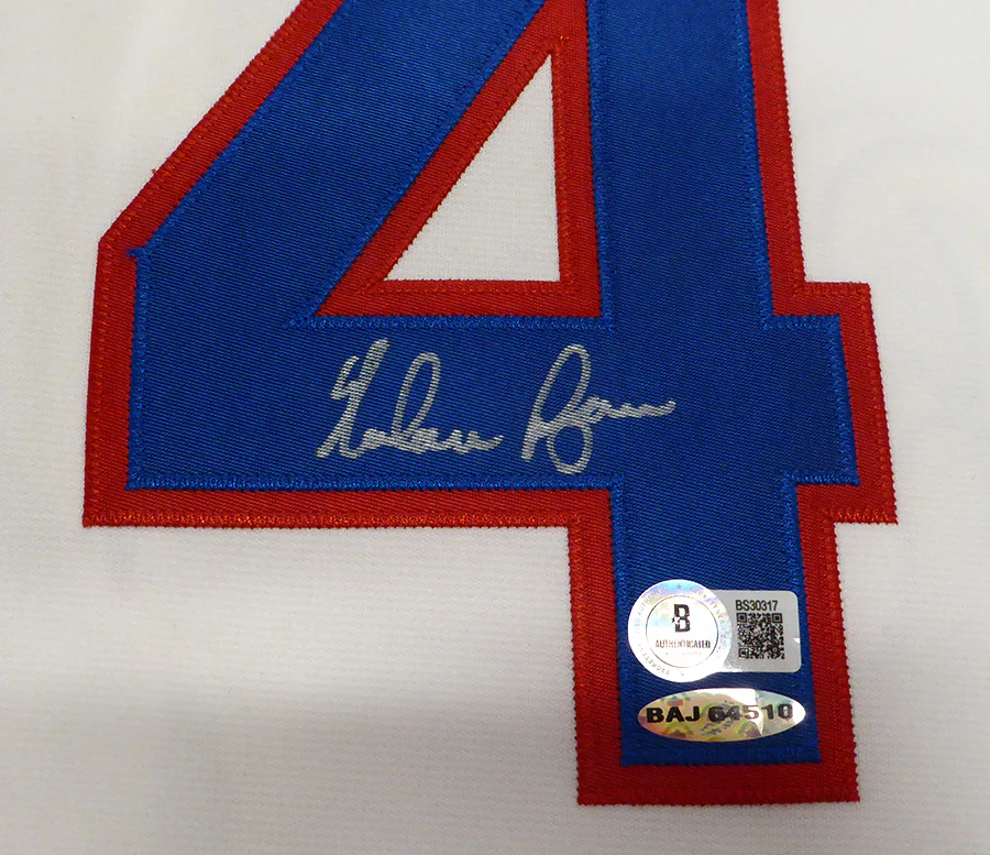 Texas Rangers Nolan Ryan Autographed 1993 White Authentic Mitchell & Ness Jersey Beckett BAS QR #BS30317 - Image 3