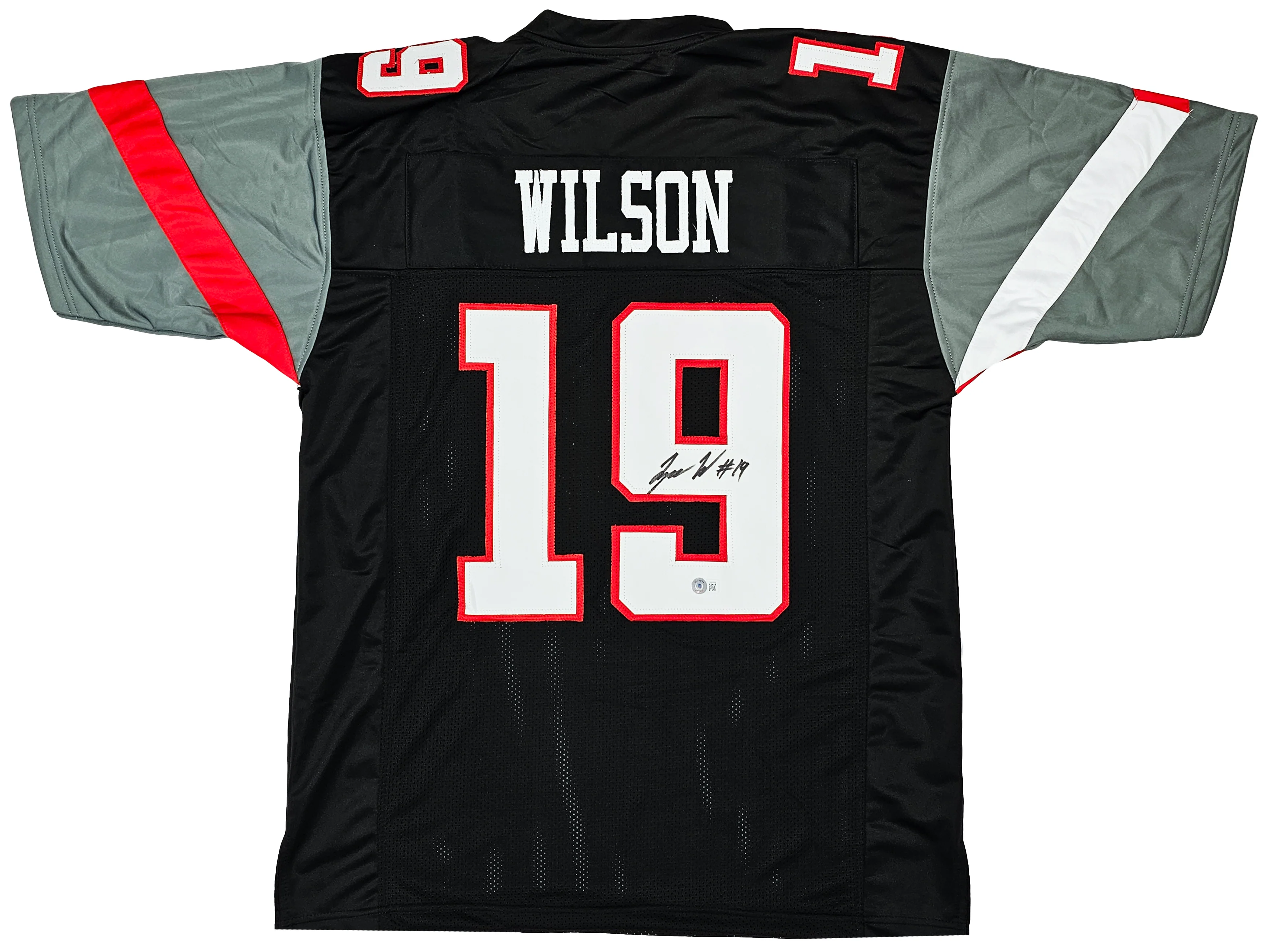 Texas Tech Red Raiders Tyree Wilson Autographed Black Jersey Beckett BAS Witness Stock #215903 - Image 2
