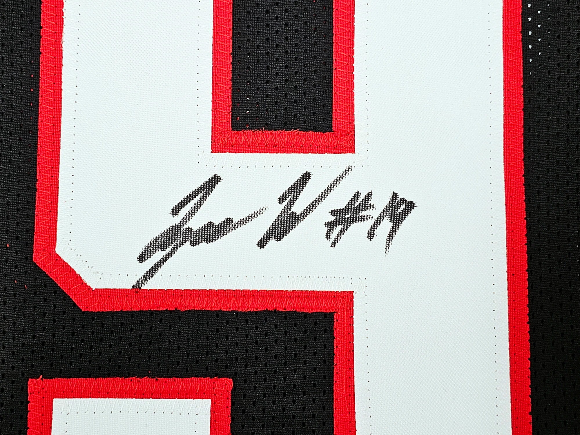Texas Tech Red Raiders Tyree Wilson Autographed Black Jersey Beckett BAS Witness Stock #215903 - Image 4