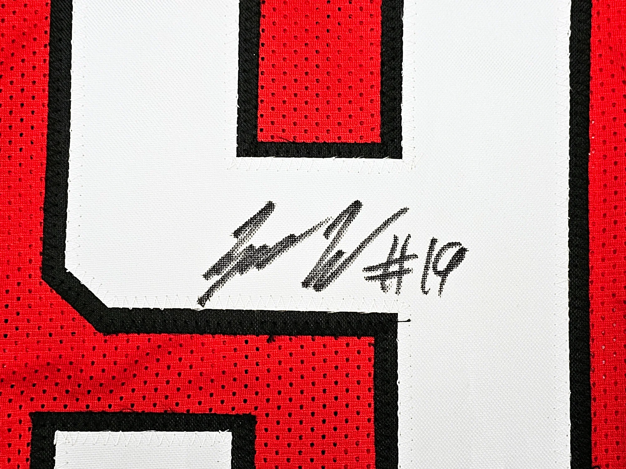 Texas Tech Red Raiders Tyree Wilson Autographed Red Jersey Beckett BAS Witness Stock #215904 - Image 4