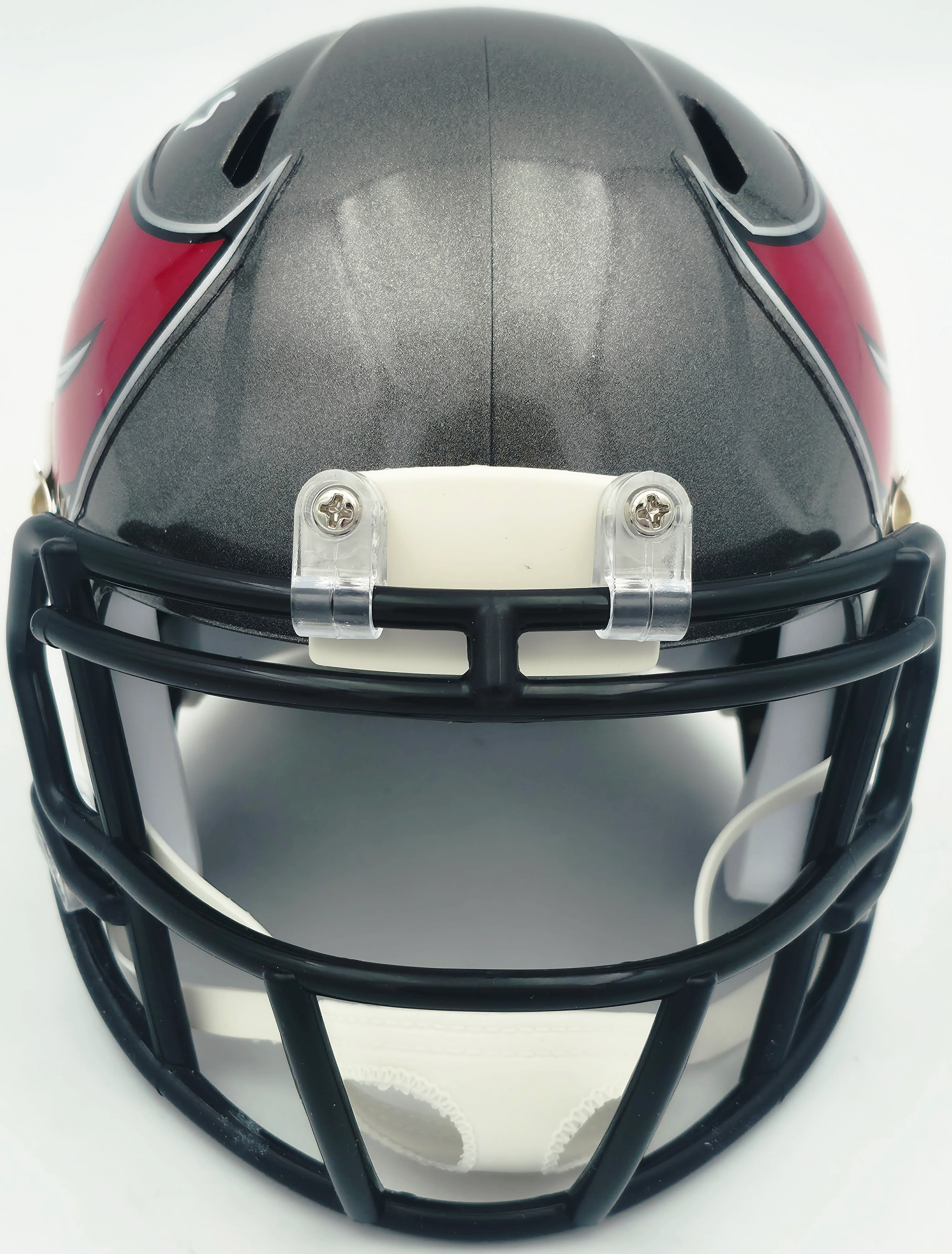 Tez Johnson Autographed Tampa Bay Buccaneers Silver Speed Mini Helmet (Smudged) JSA Witness #WC164599 - Image 3