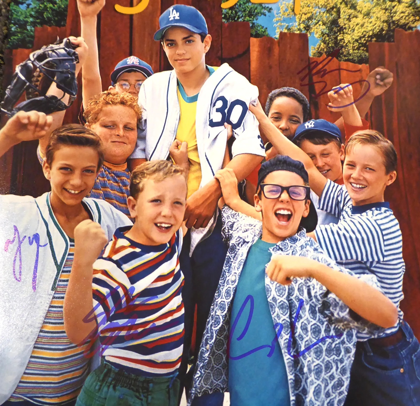 The Sandlot Autographed 11x14 Photo With 4 Signatures MCS Holo Stock #179839 - Image 2