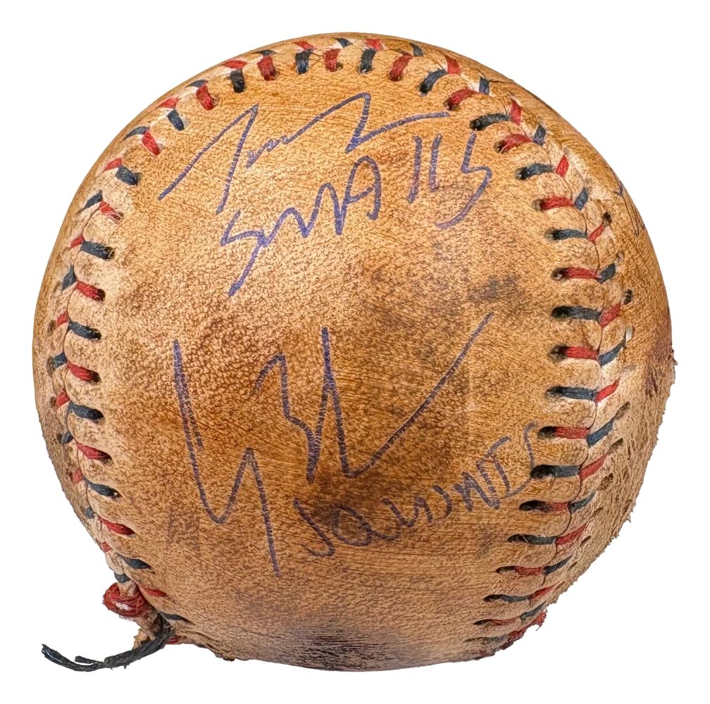 The Sandlot Cast (8) Signed Babe Ruth Replica Signed Baseball Renna Guiry BAS - Image 5