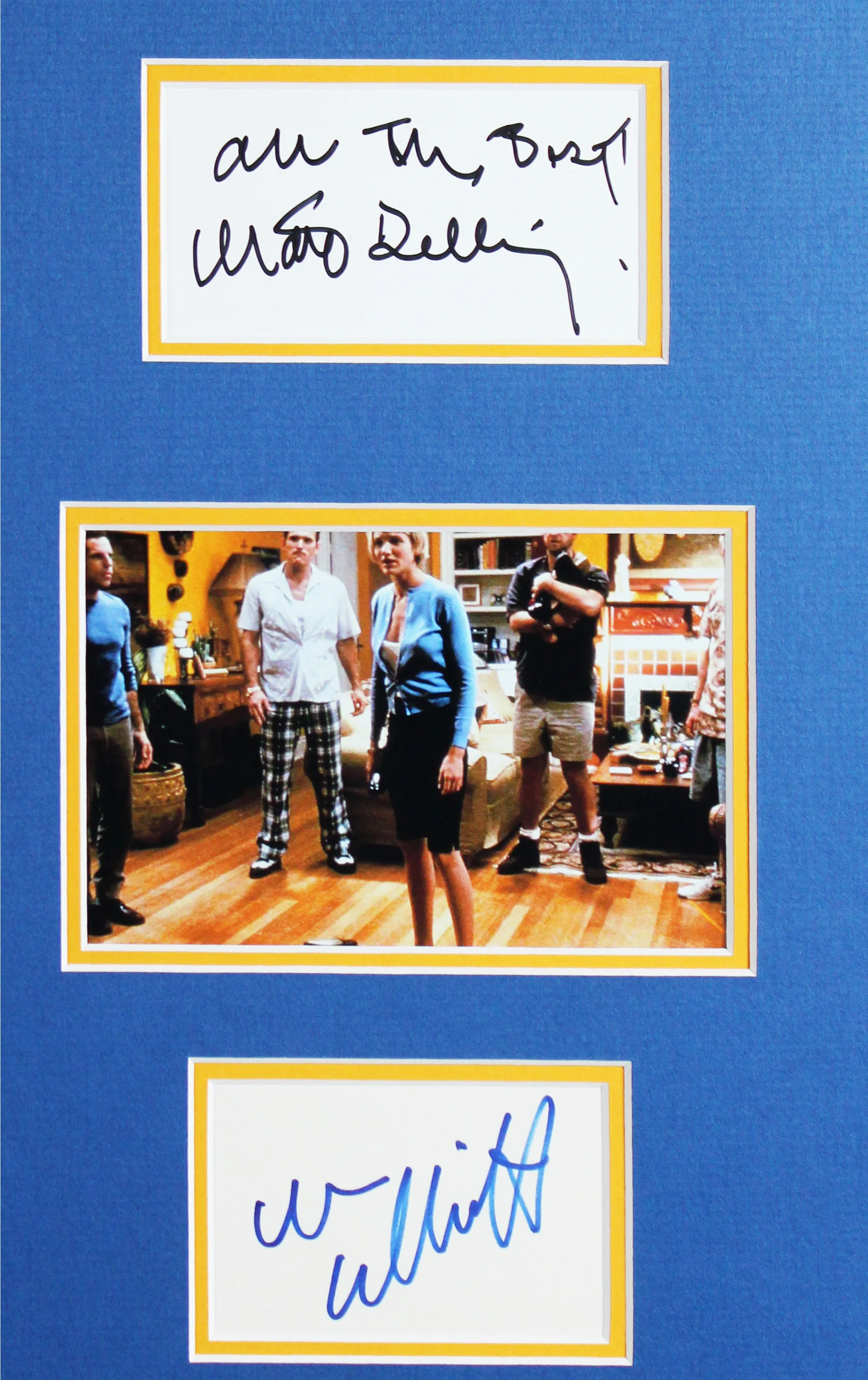 There's Something About Mary (5) Stiller, Diaz, Dillon Signed Framed Display BAS - Image 4