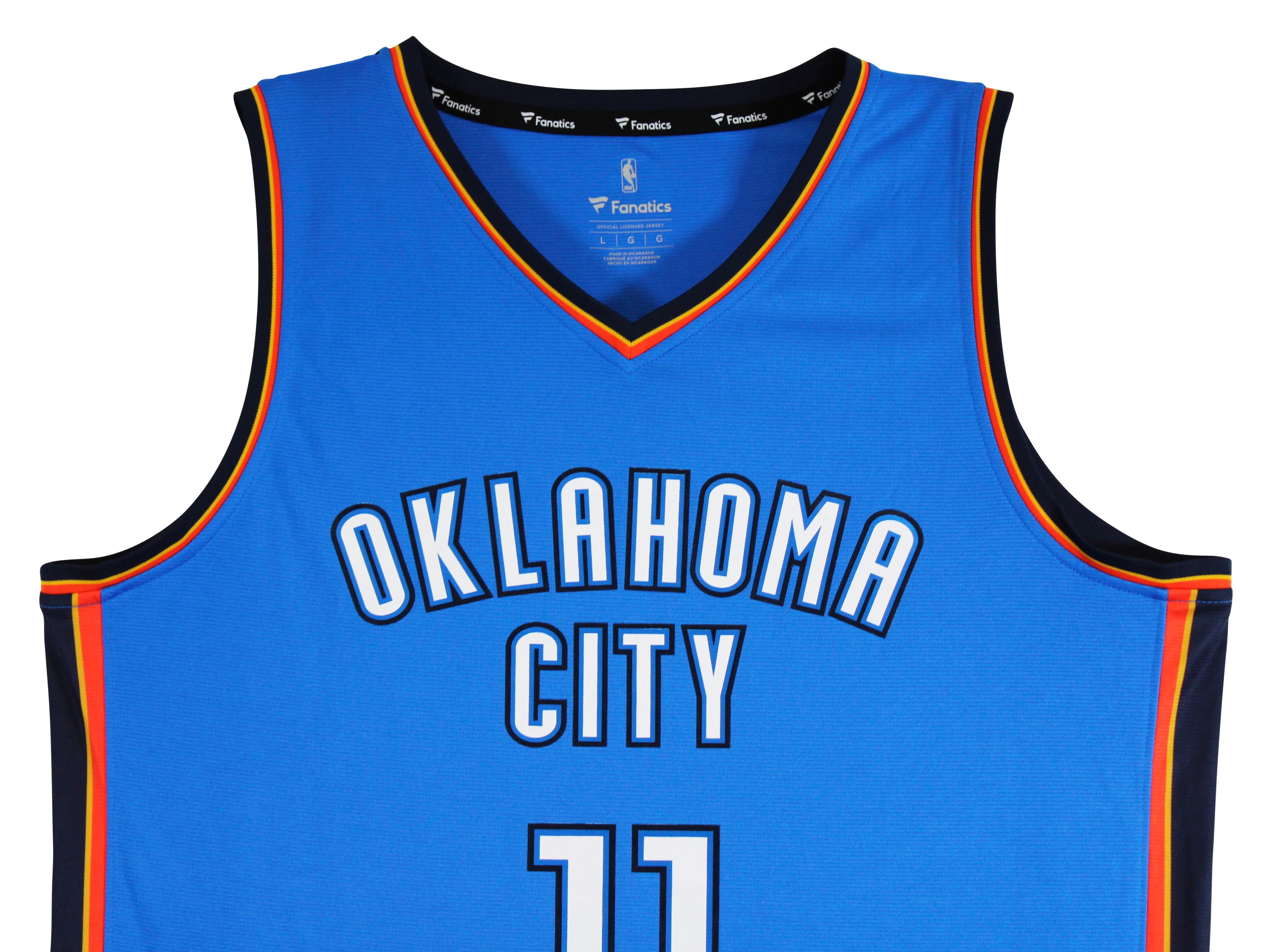 Thunder Enes Kanter Signed Blue Fanatics Swingman Jersey PSA/DNA #AK30573 - Image 6