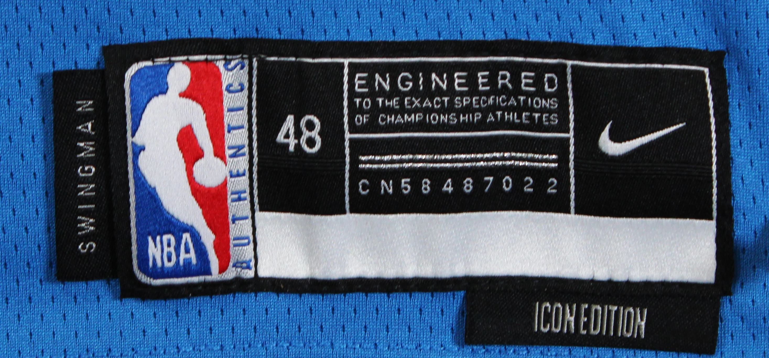 Thunder Shai Gilgeous-Alexander Signed Blue Nike Icon Edition Jersey JSA - Image 7