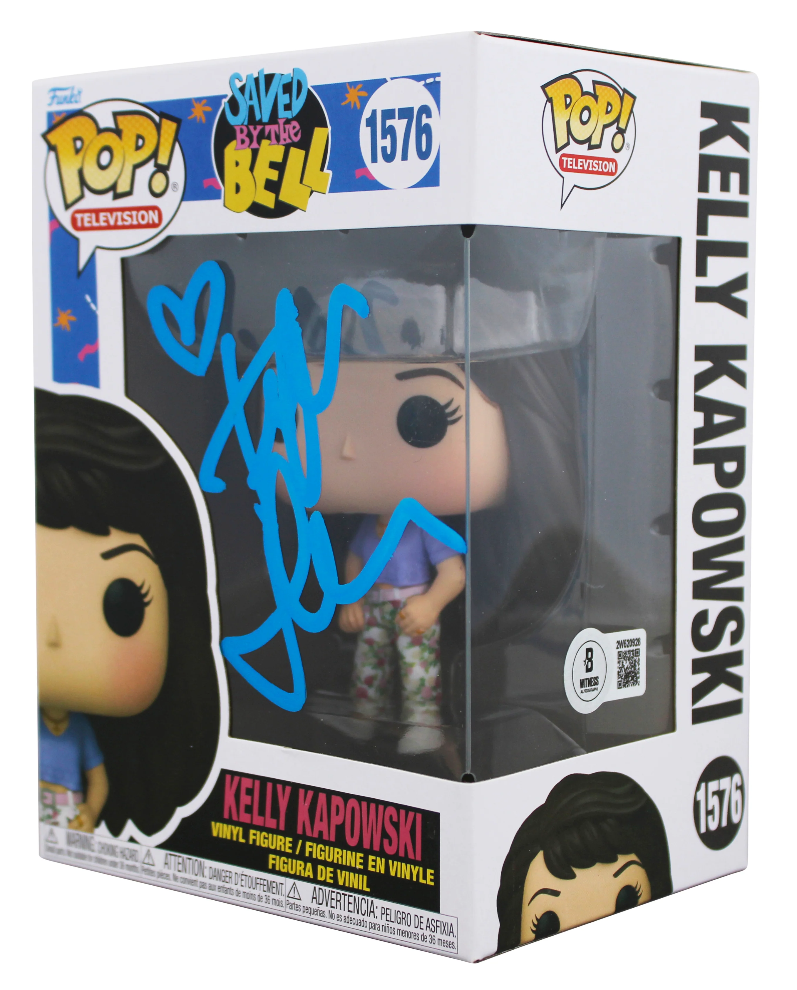 Tiffani Thiessen Saved By The Bell Signed #1576 Funko Pop Vinyl Figure BAS Wit - Image 3