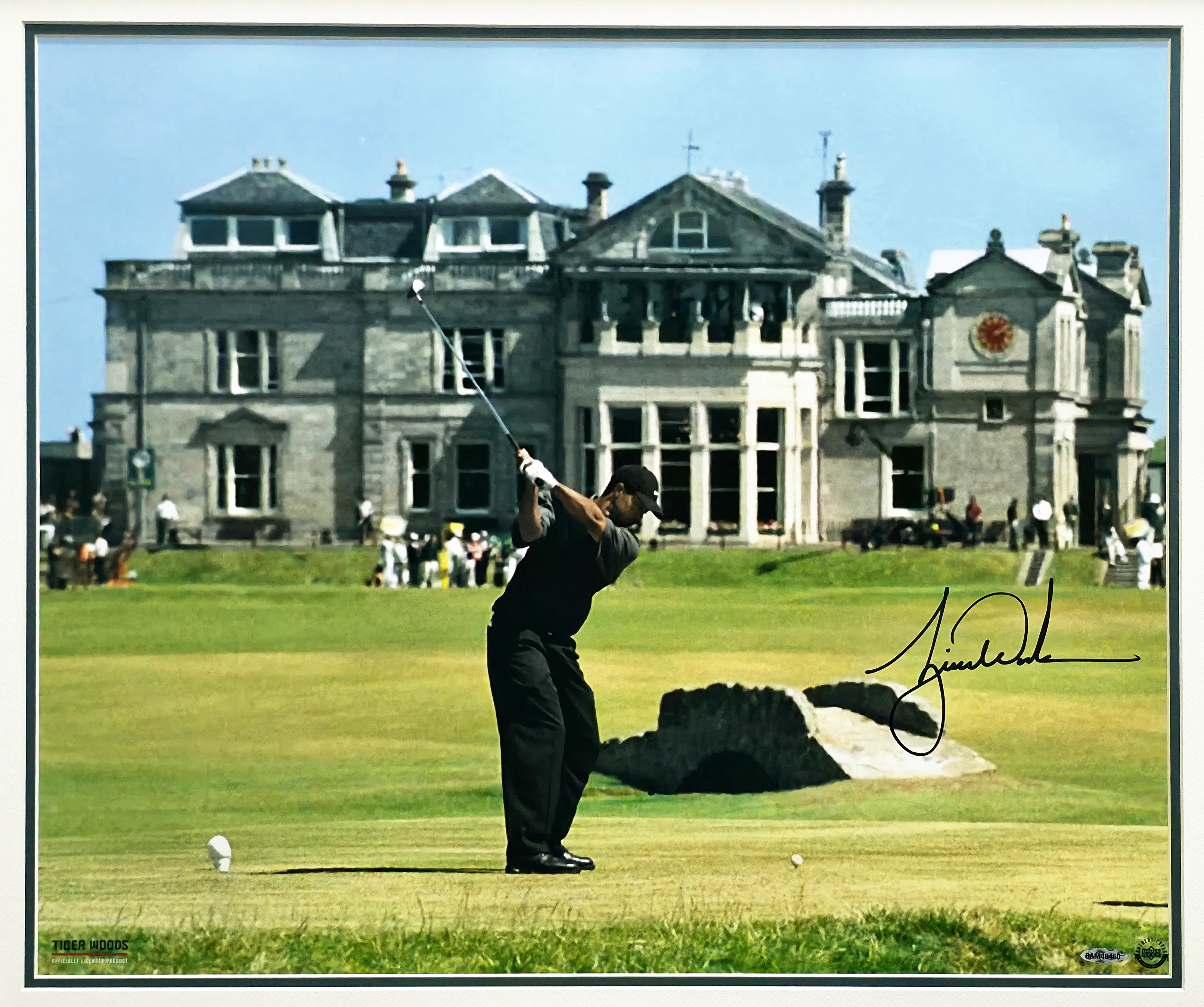 Tiger Woods Autographed Framed 20x24 Photo 2000 British Open UDA Holo #BAM48450 - Image 2
