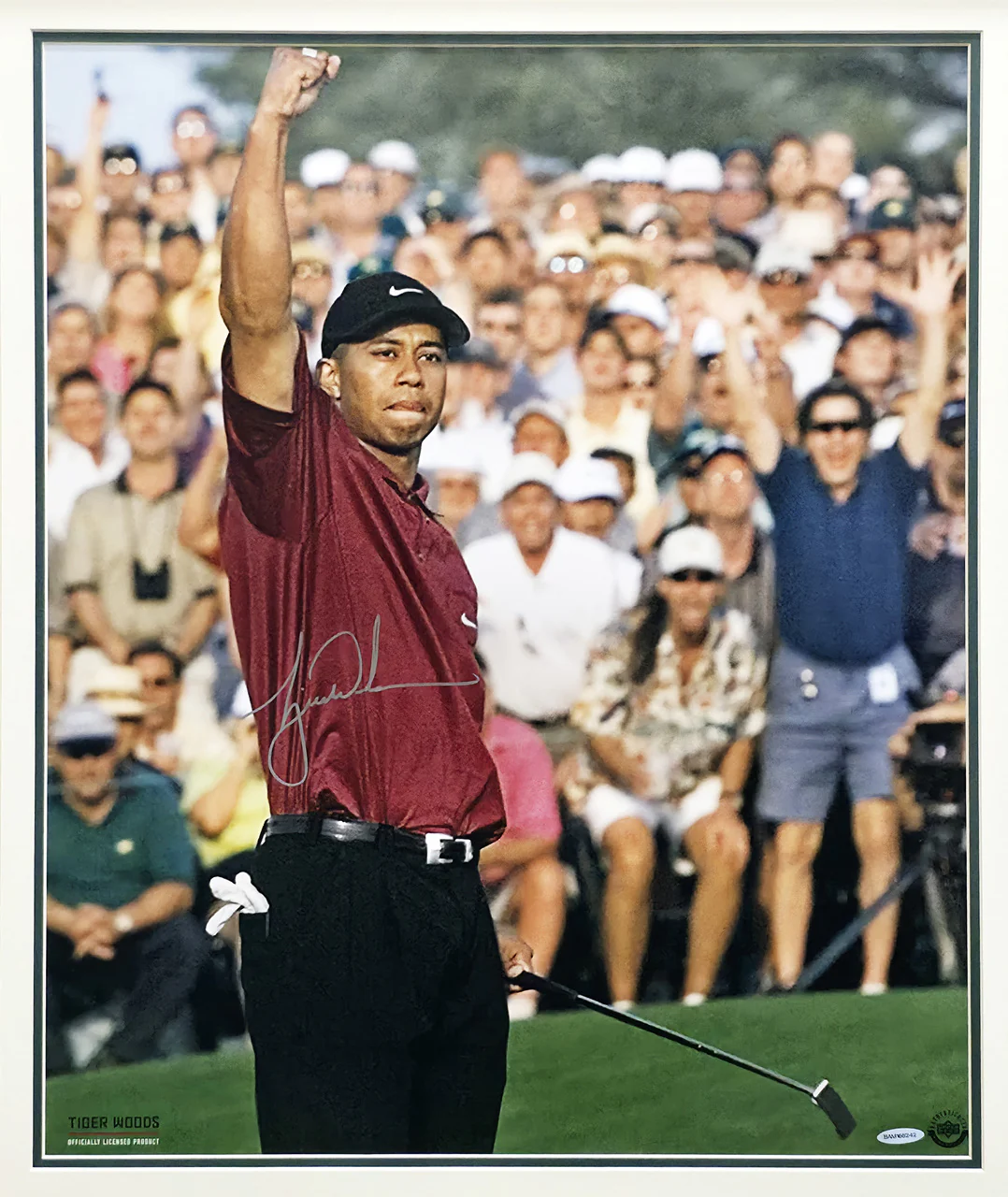 Tiger Woods Autographed Framed 20x24 Photo 2001 Masters UDA Holo #BAM166242 - Image 2