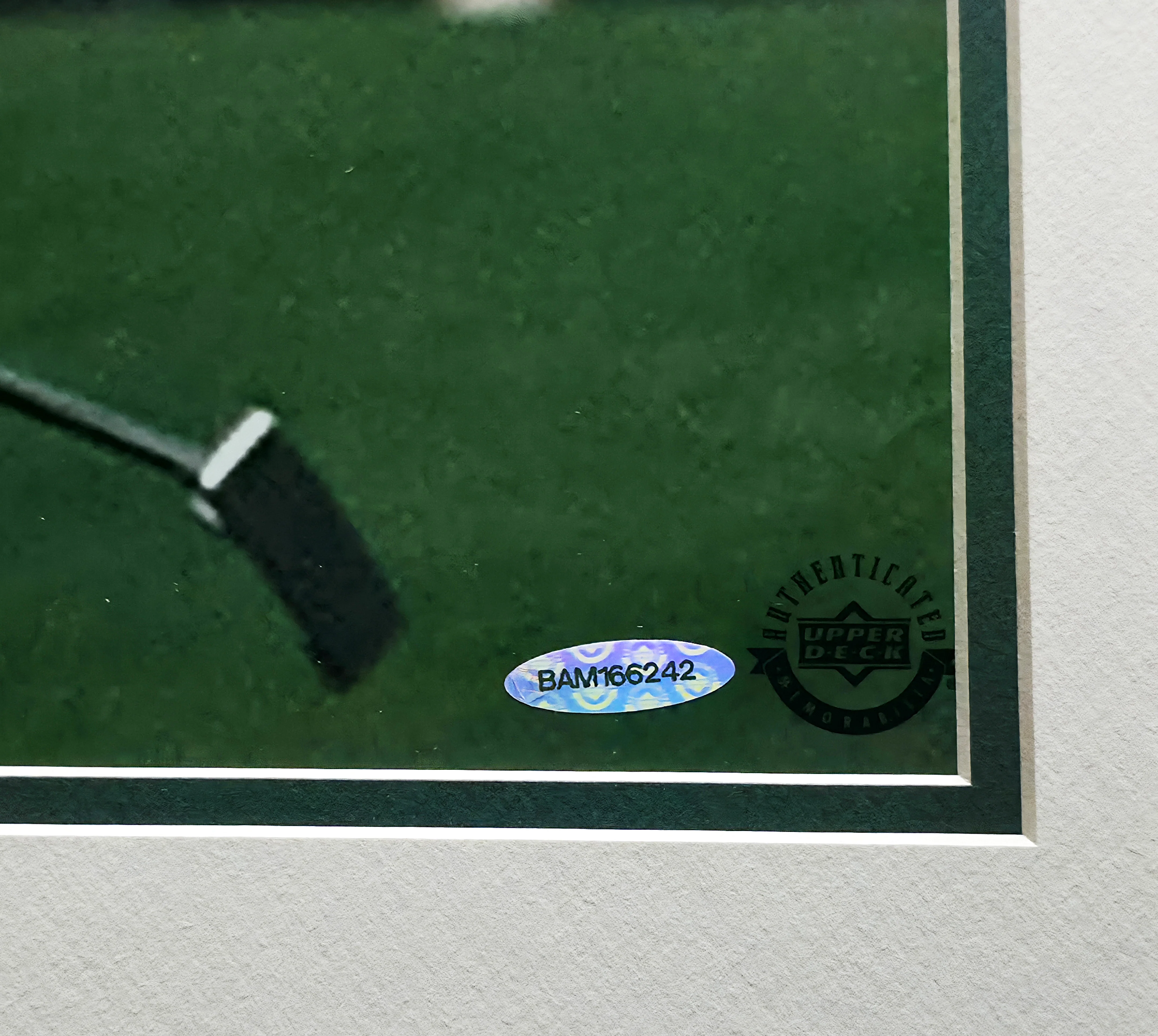 Tiger Woods Autographed Framed 20x24 Photo 2001 Masters UDA Holo #BAM166242 - Image 4