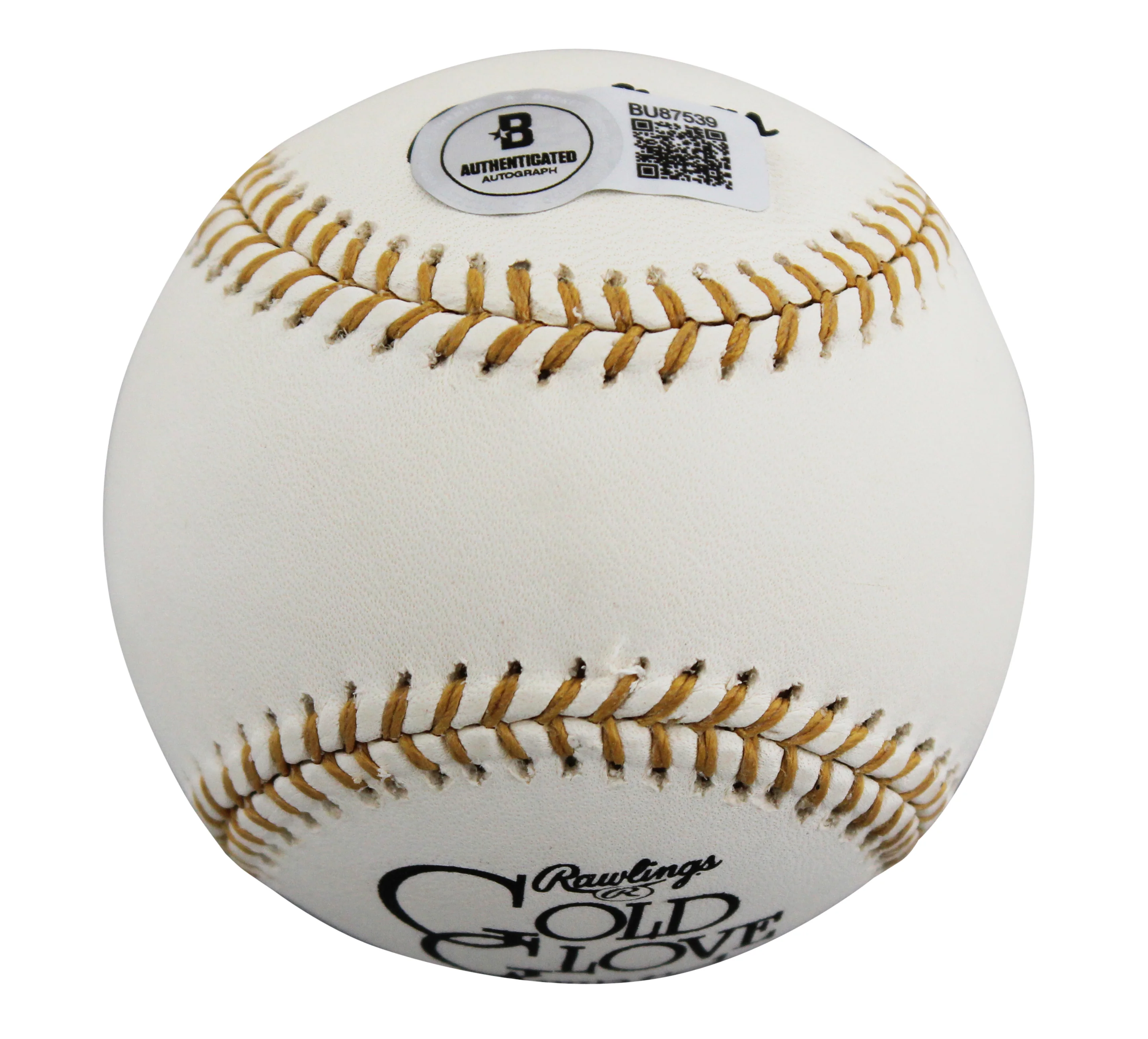 Tigers Lou Whitaker Signed Rawlings Gold Glove Logo OML Baseball BAS #BU87539 - Image 4