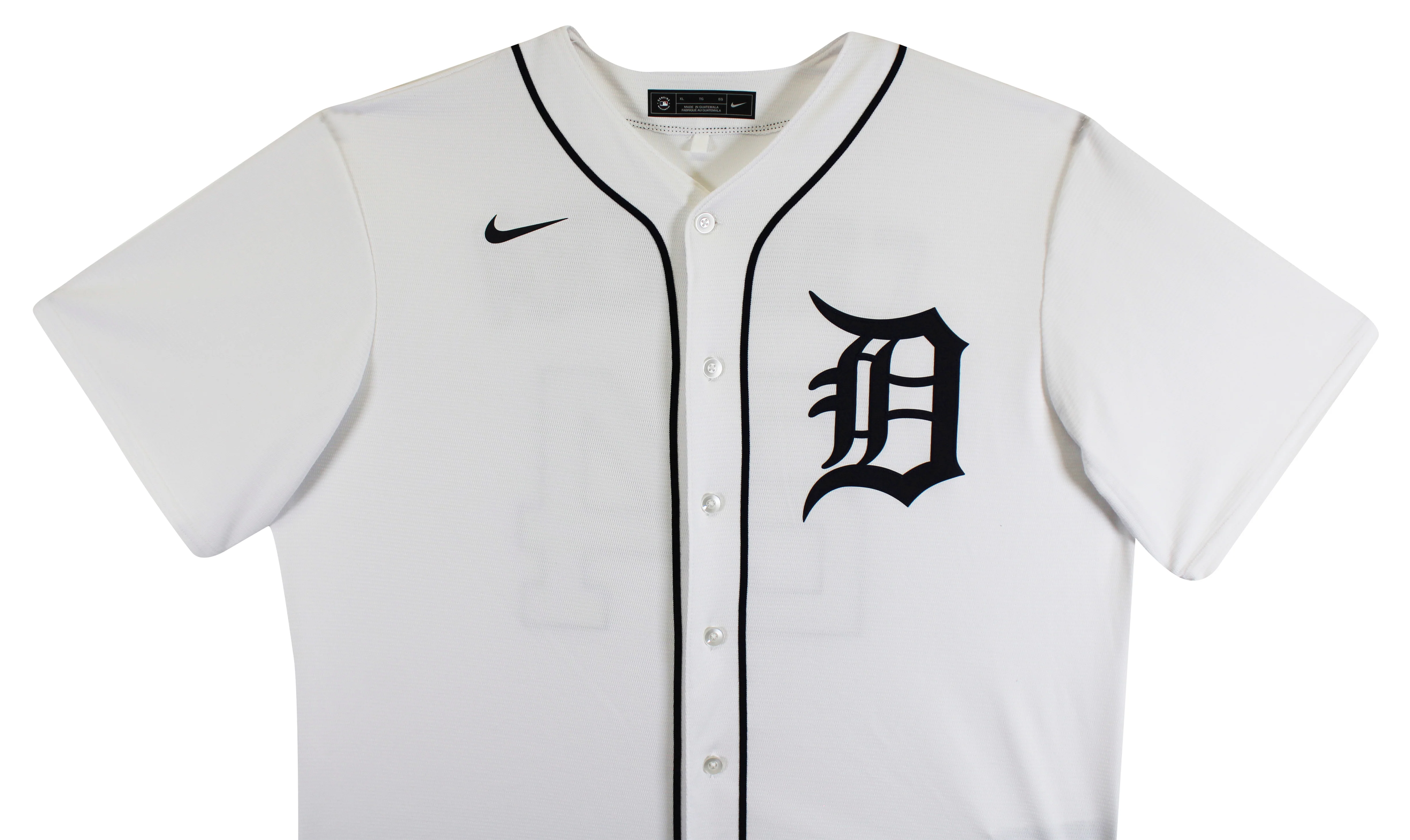 Tigers Miguel Cabrera Authentic Signed White Nike Jersey Autographed JSA - Image 6