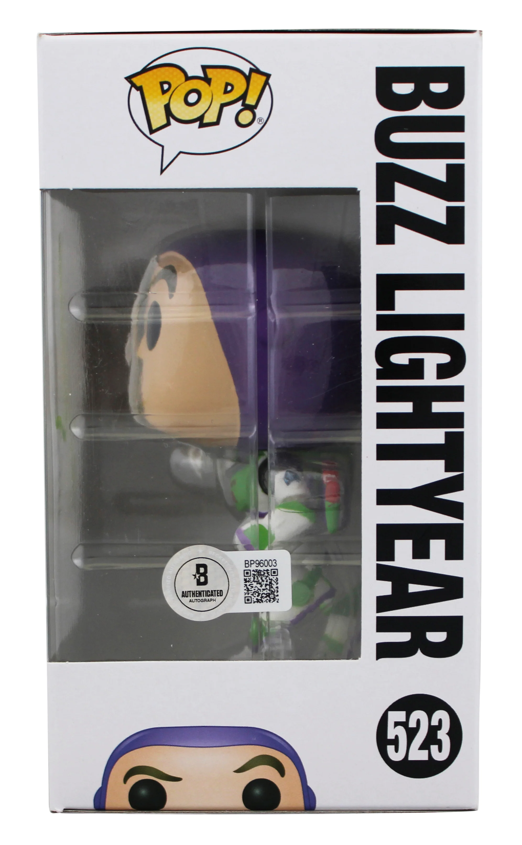 Tim Allen Toy Story 4 Signed Buzz Lightyear #523 Funko Pop Vinyl Figure BAS 1 - Image 4