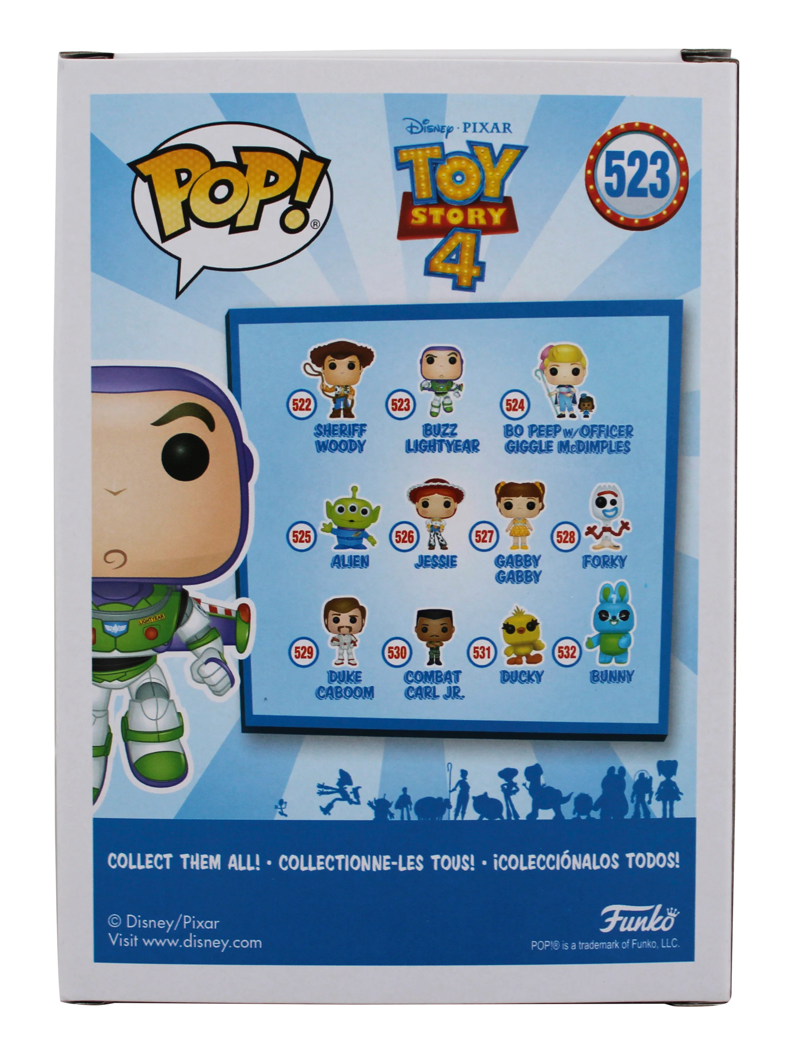 Tim Allen Toy Story 4 Signed Buzz Lightyear #523 Funko Pop Vinyl Figure BAS 1 - Image 5