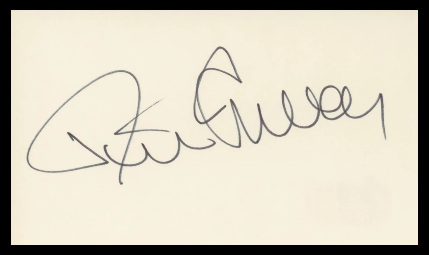 Tim Conway The Carol Burnett Show Authentic Signed 3x5 Index Card BAS #BV03274 - Image 2