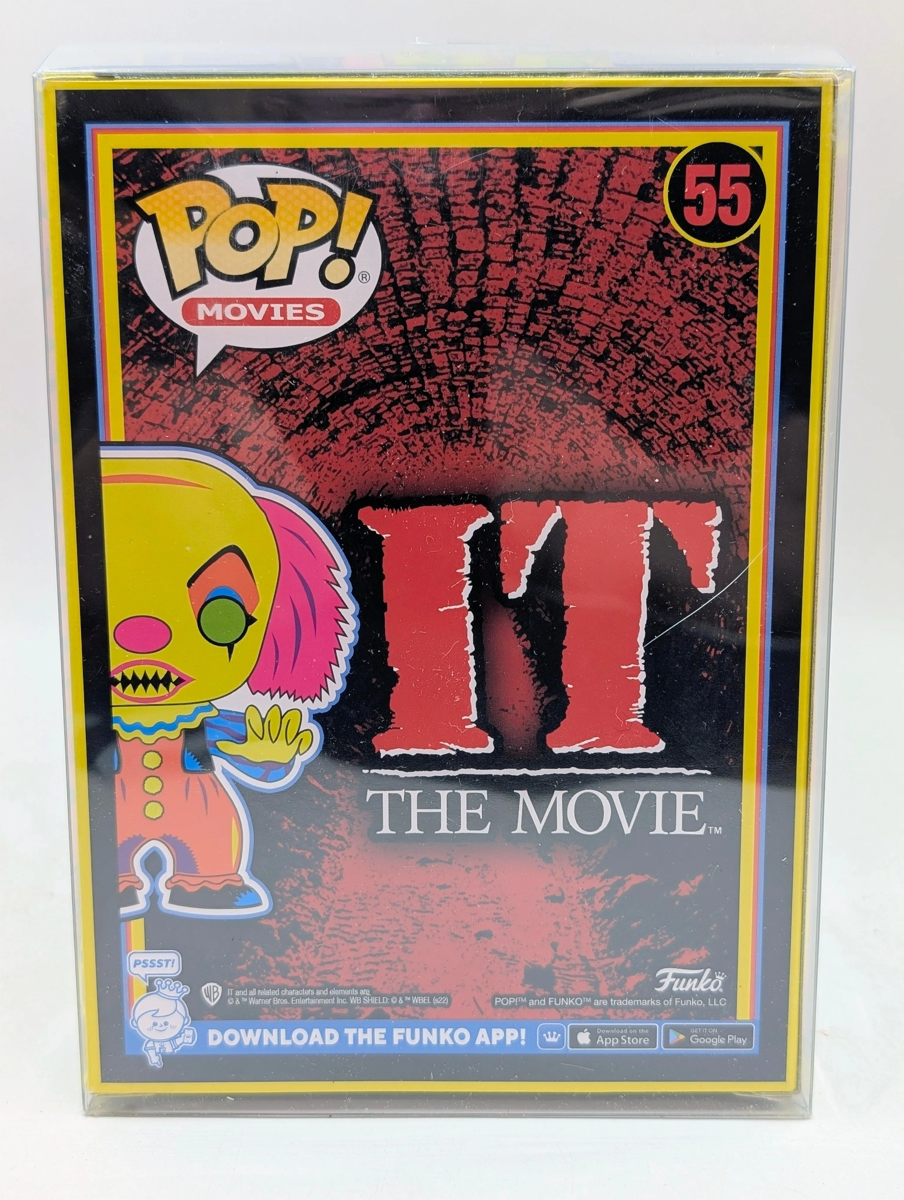 Tim Curry Signed "IT" #55 Pennywise Exclusive Funko Pop - OCCM - Image 3