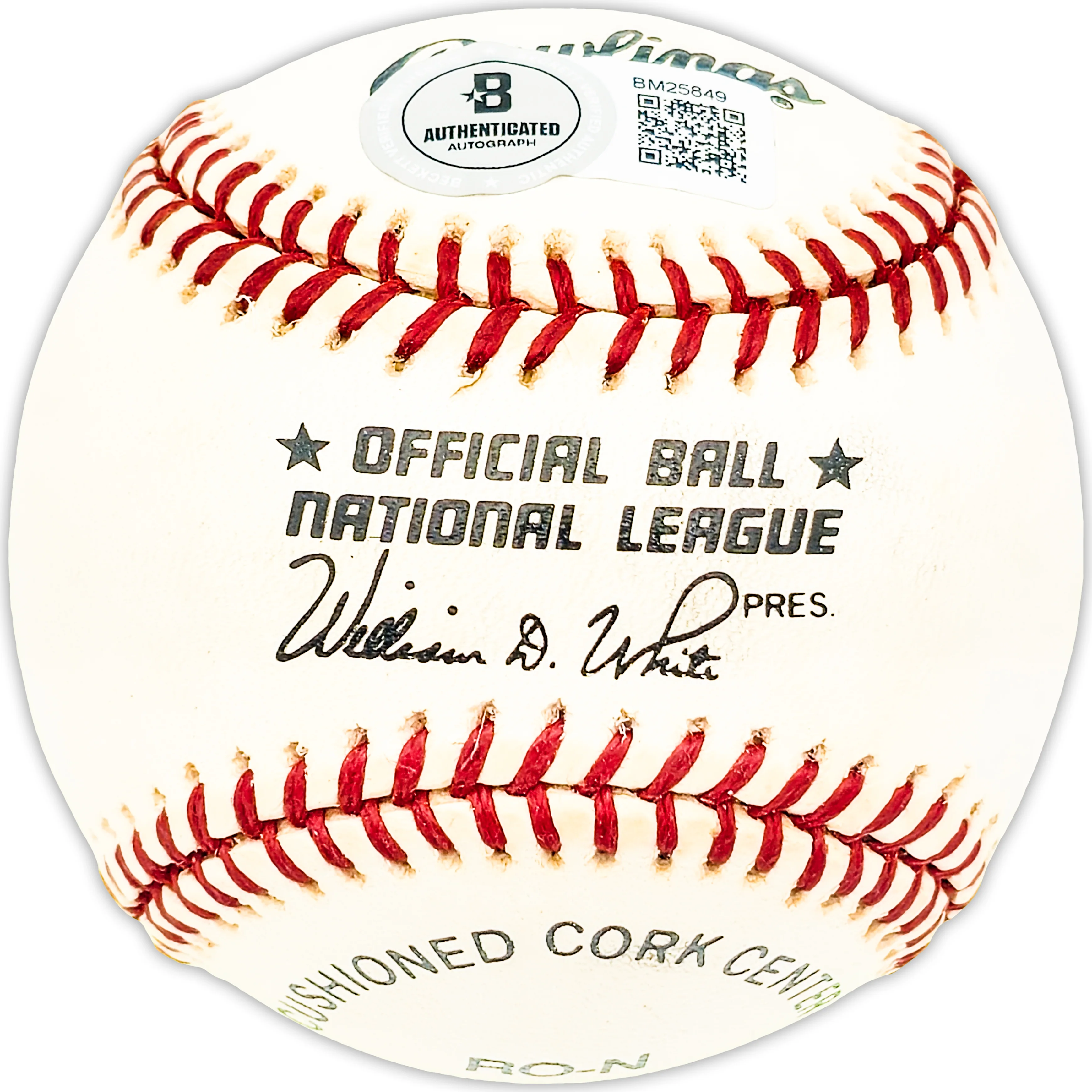 Tim Layana Autographed Official NL Baseball Cincinnati Reds Beckett BAS QR #BM25849 - Image 2