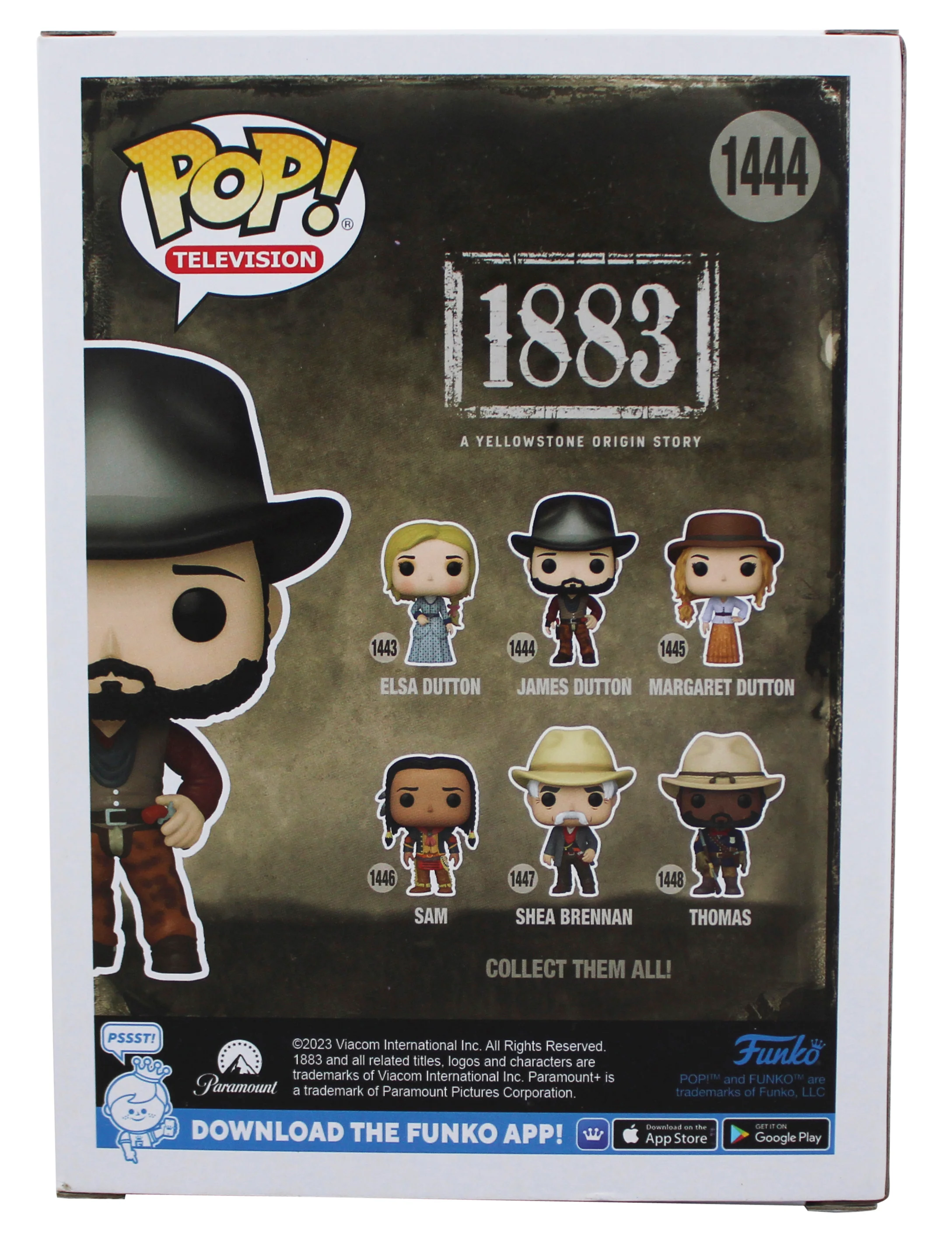 Tim McGraw 1883 Signed James Dutton #1444 Funko Pop Vinyl Figure BAS #BT61093 - Image 5