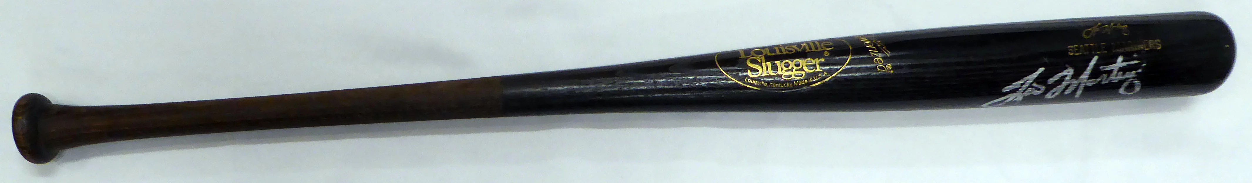 Tino Martinez Autographed Louisville Slugger T141 Game Issued Bat Seattle Mariners Beckett BAS QR #BH26896 - Image 2