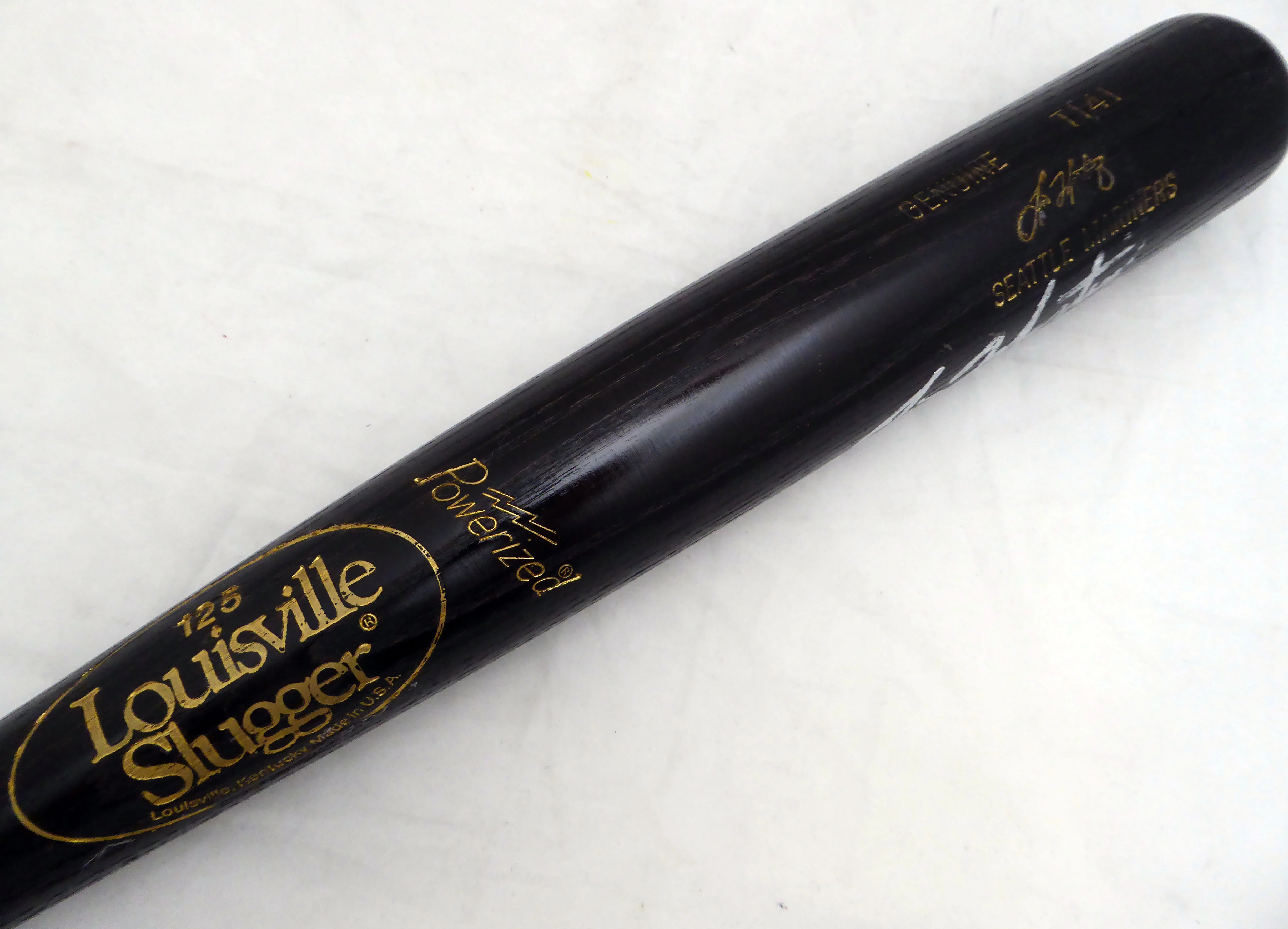 Tino Martinez Autographed Louisville Slugger T141 Game Issued Bat Seattle Mariners Beckett BAS QR #BH26896 - Image 4
