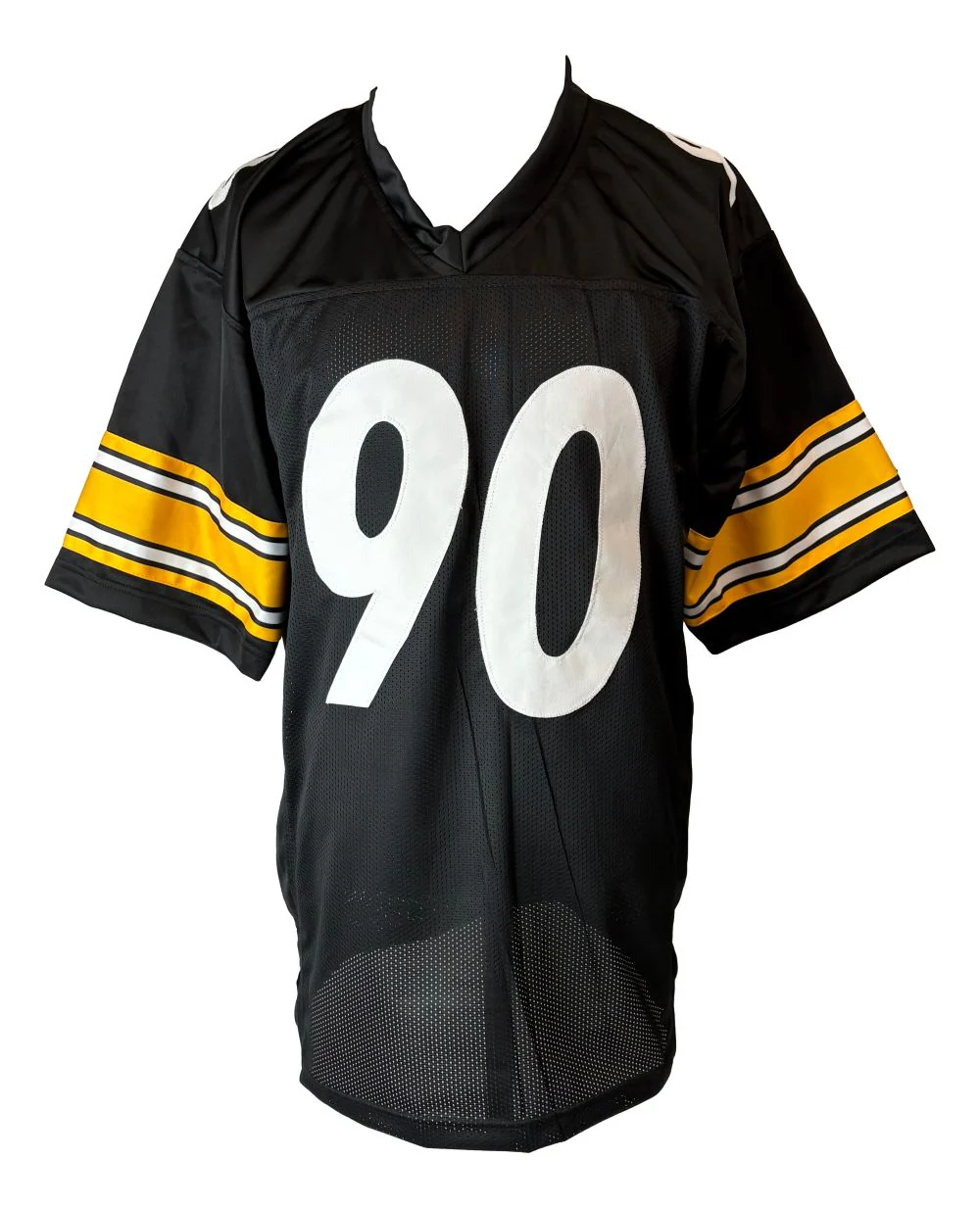 TJ Watt Pittsburgh Signed Black Football Jersey BAS - Image 3