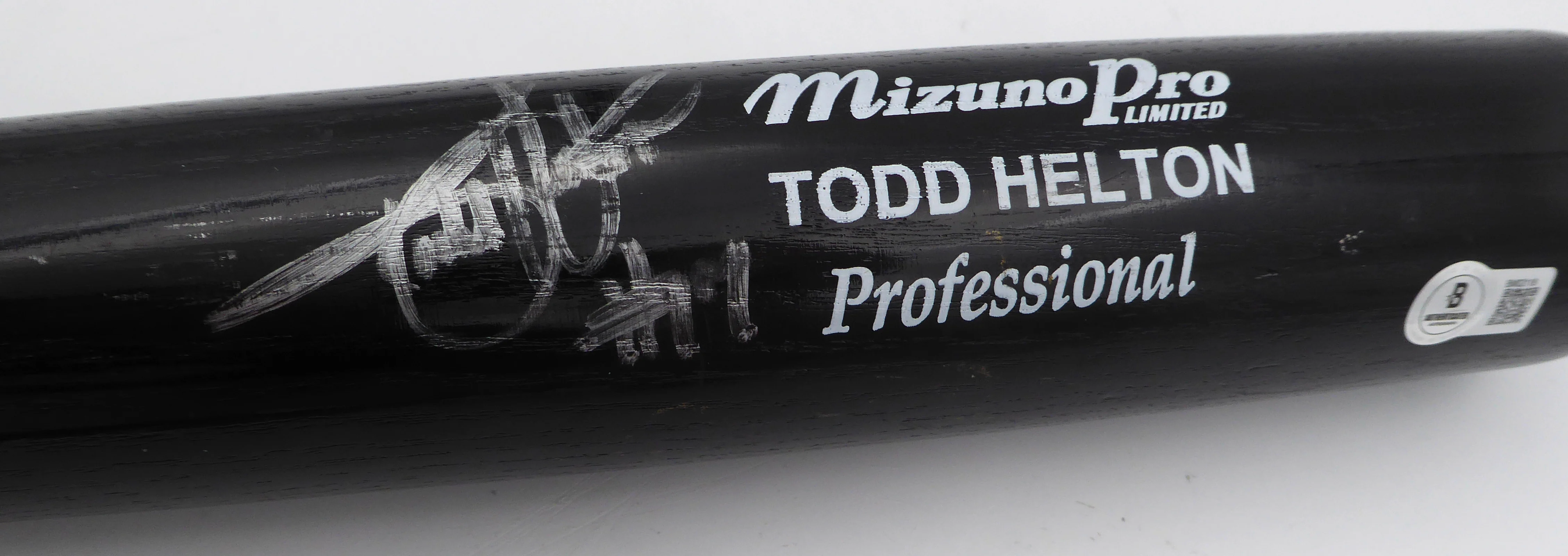 Todd Helton Autographed Game Model Mizuno Bat Colorado Rockies Beckett BAS QR #BM02118 - Image 4