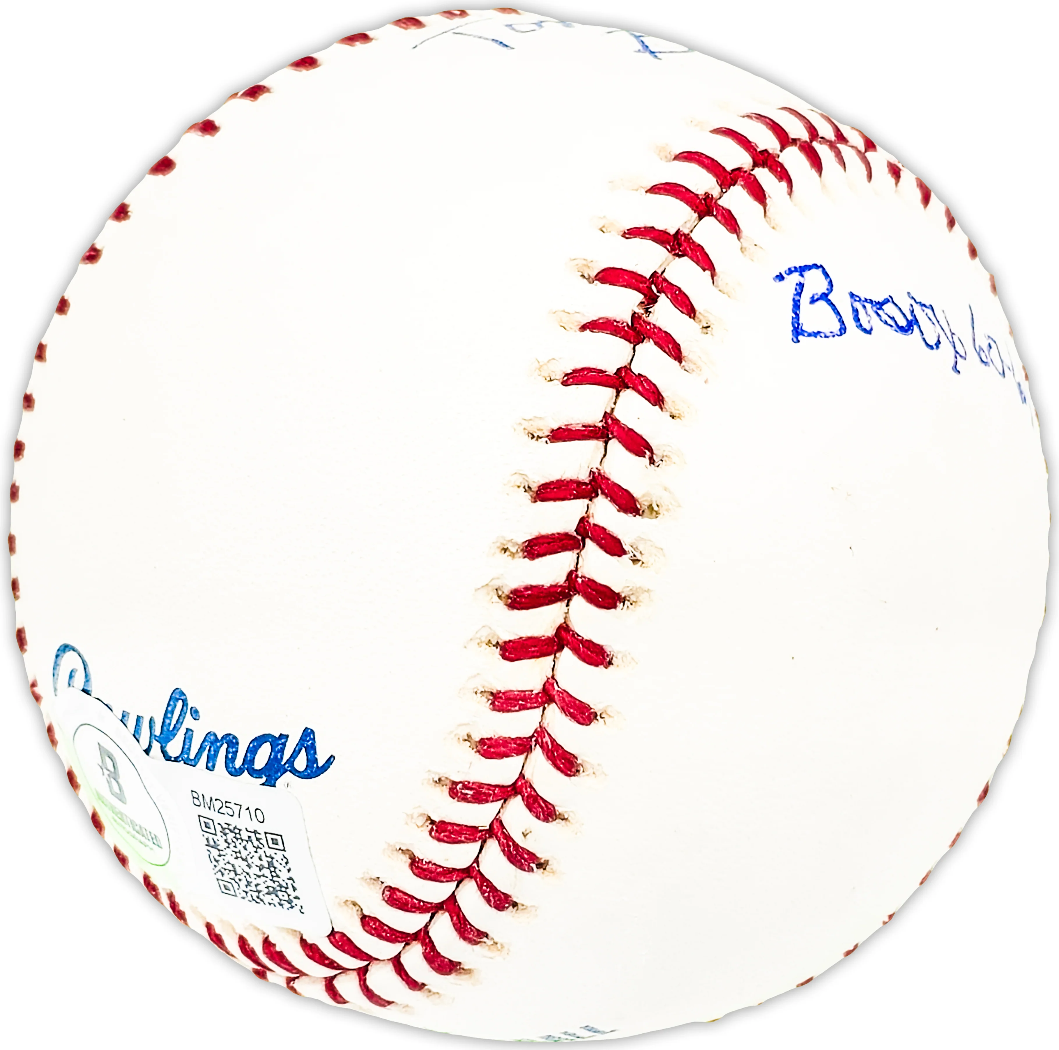 Tom Borland Autographed Official MLB Baseball Boston Red Sox "Bosox 60-61" Beckett BAS QR #BM25710 - Image 3