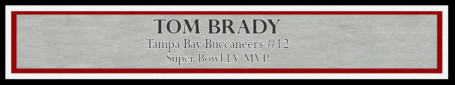 Tom Brady Autographed Framed 16x20 Photo Tampa Bay Buccaneers Super Bowl LV Fanatics Holo Stock #197158 - Image 5