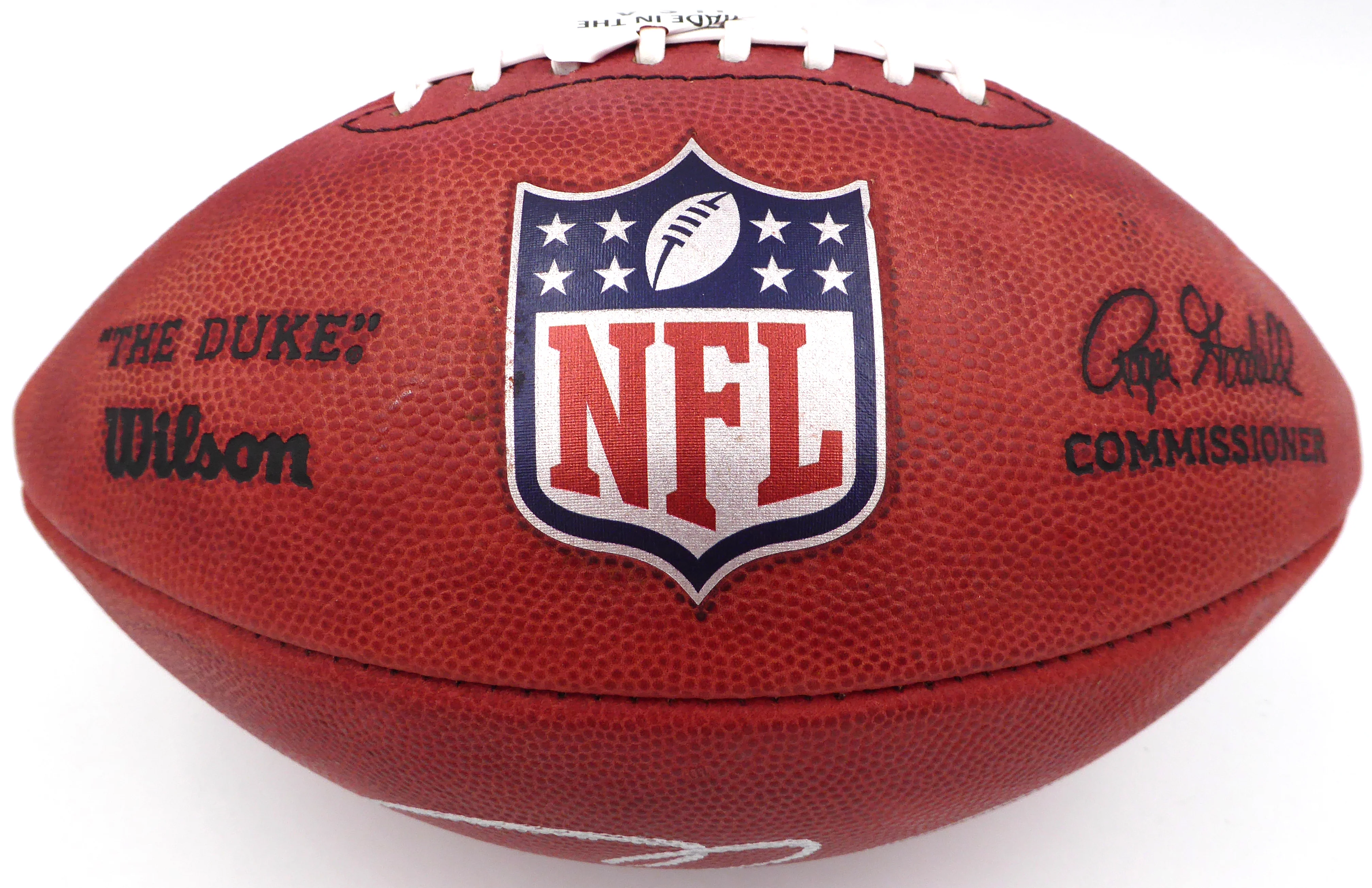 Tom Brady Autographed NFL Leather Football New England Patriots Fanatics Holo #AA0104248 - Image 5