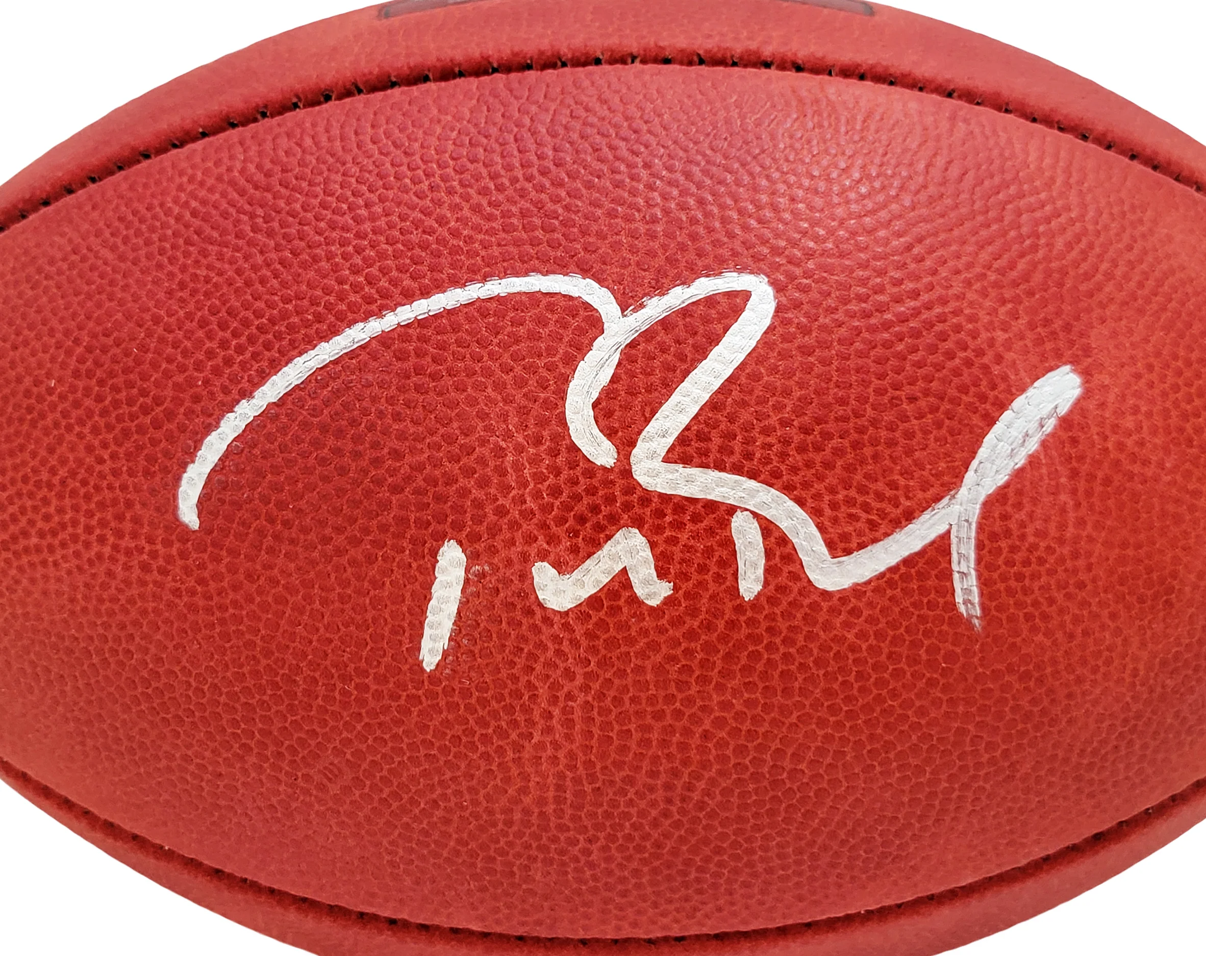 Tom Brady Autographed Official SB LI Leather Football New England Patriots Fanatics Holo Stock #205689 - Image 3