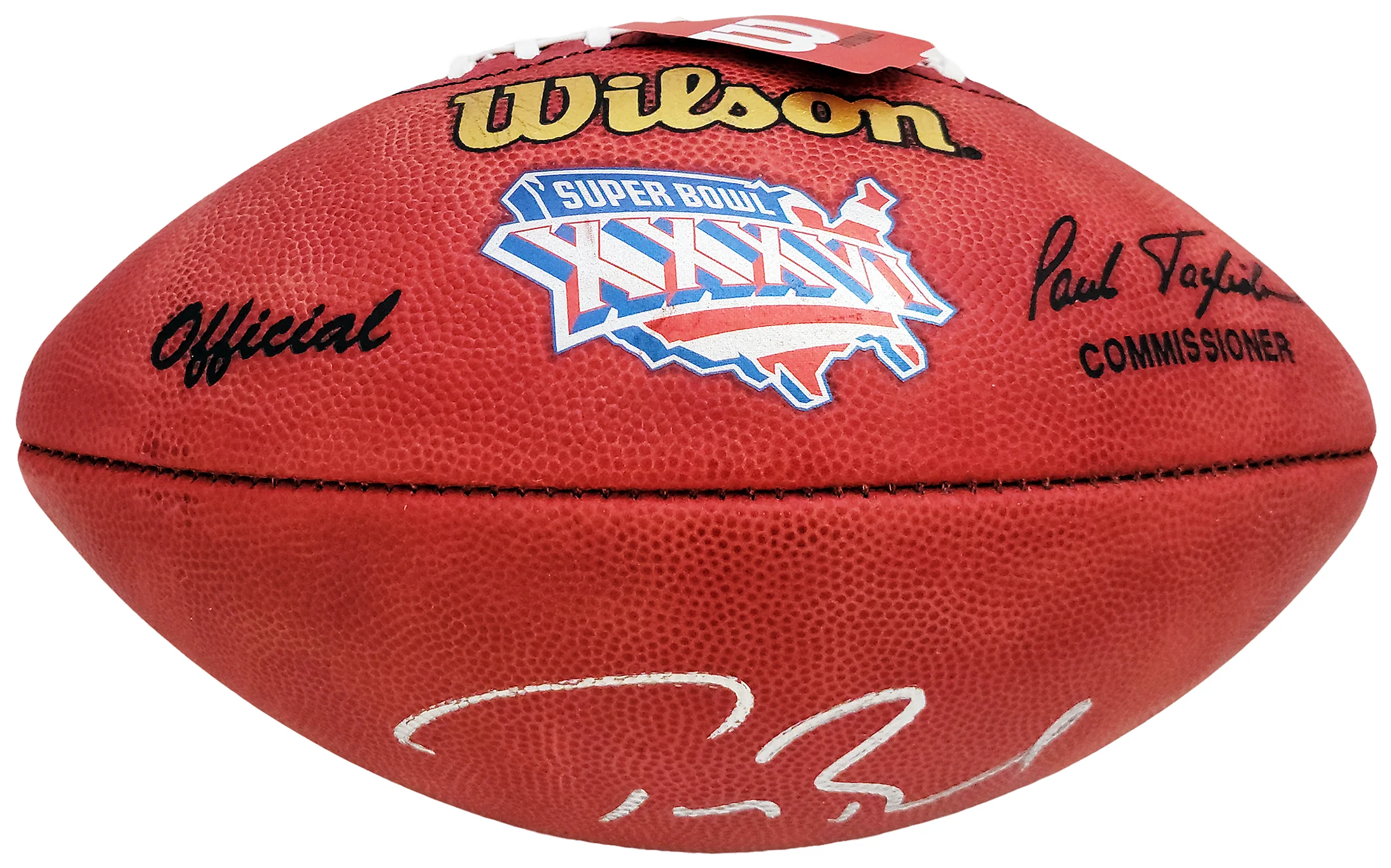 Tom Brady Autographed Official SB XXXVI Leather Football New England Patriots Fanatics Holo Stock #205688 - Image 4