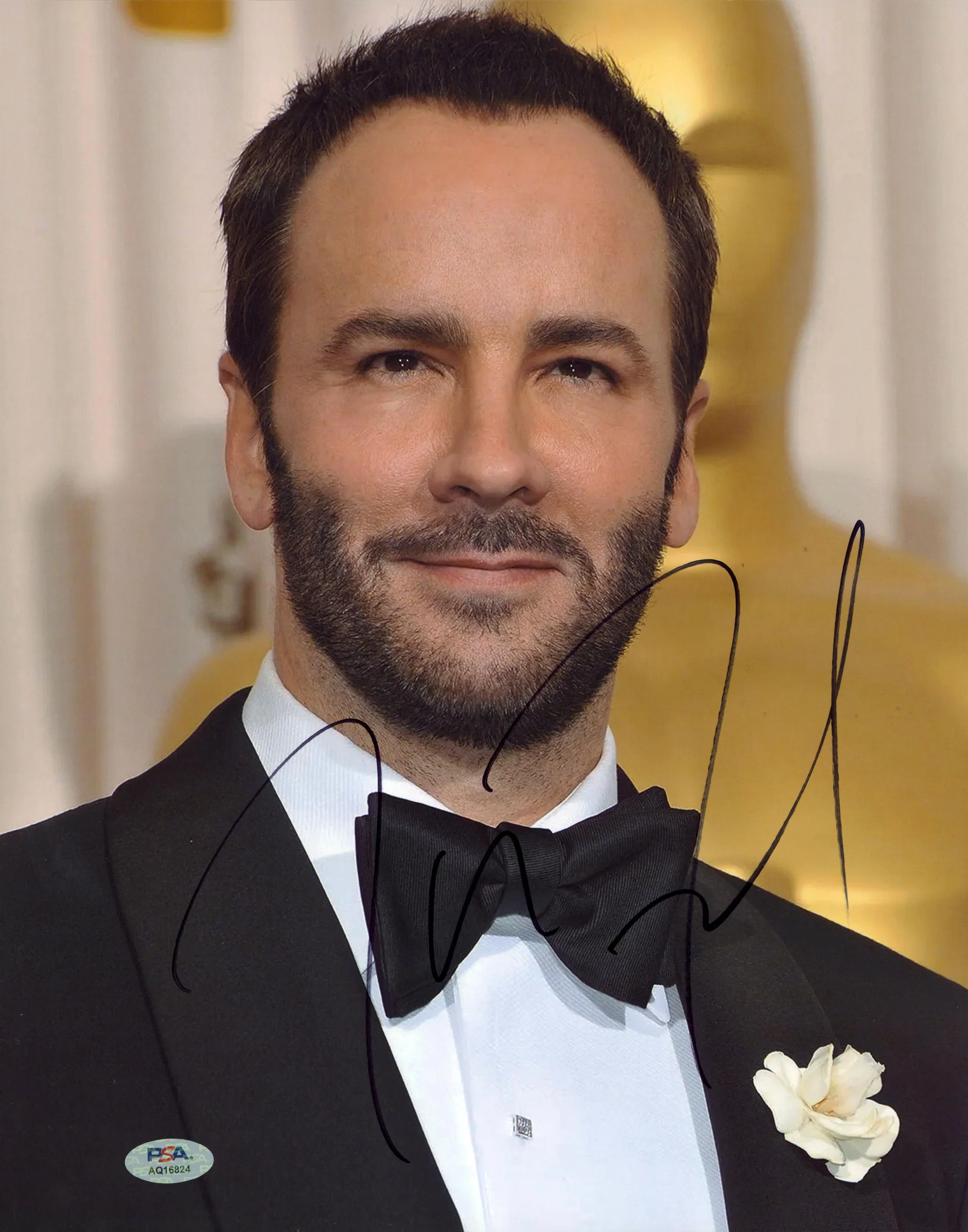 Tom Ford A Single Man Authentic Signed 11x14 Vertical Photo PSA/DNA #AQ16824 - Image 2