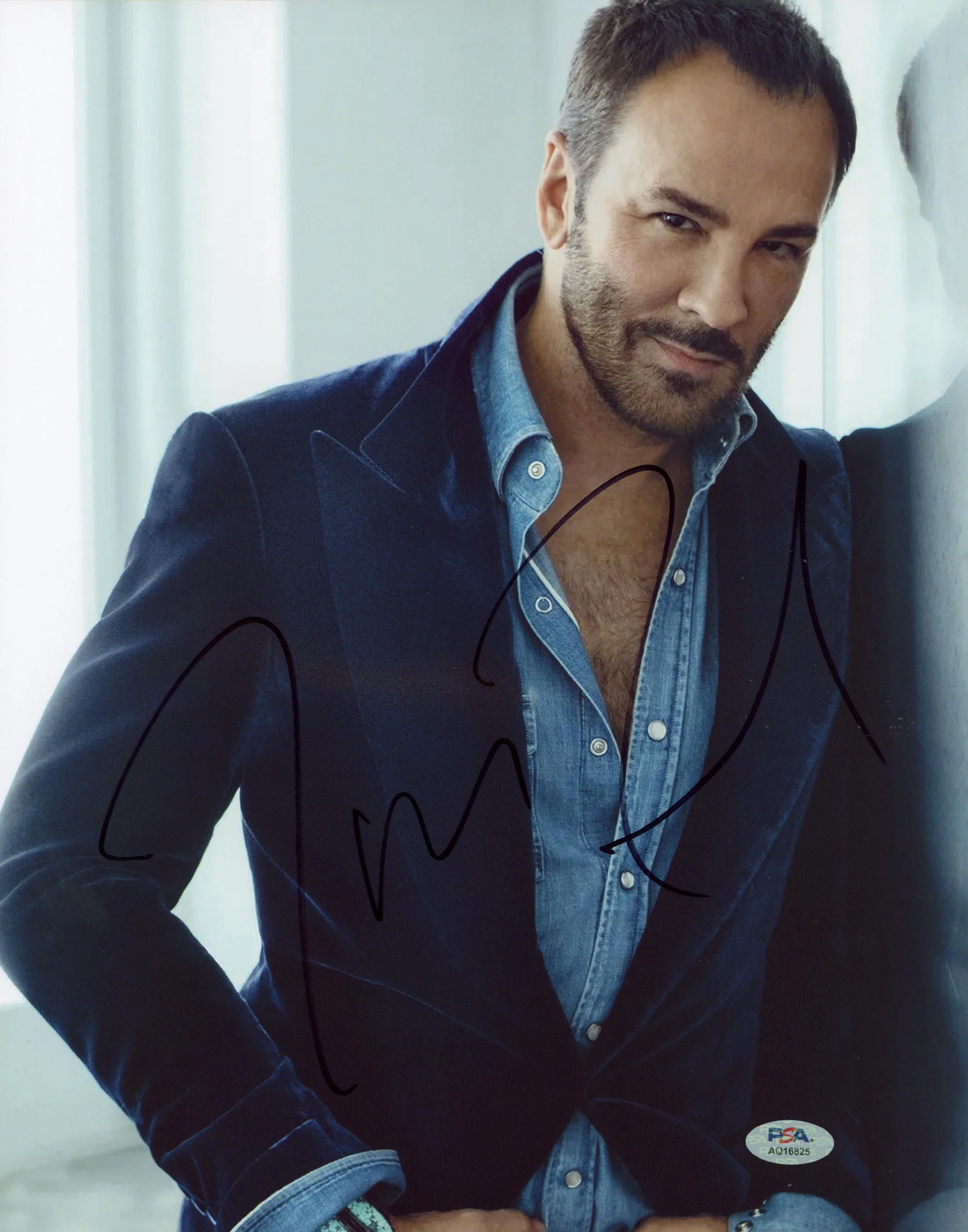 Tom Ford A Single Man Authentic Signed 11x14 Vertical Photo PSA/DNA #AQ16825 - Image 2