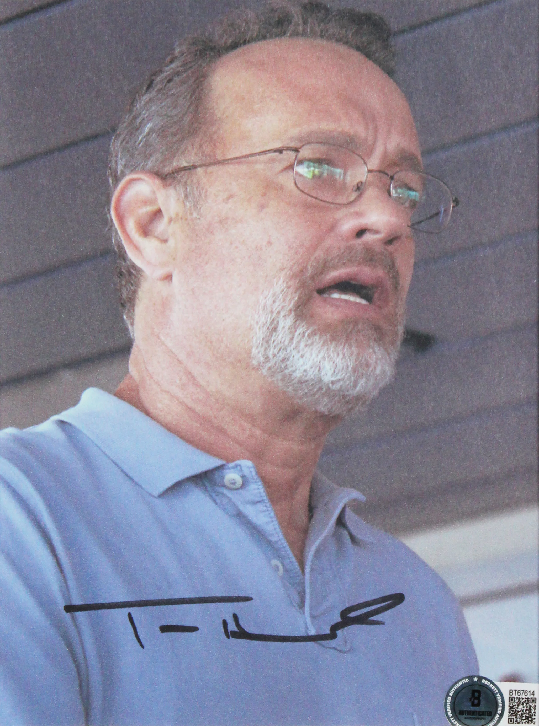 Tom Hanks Captain Phillips Authentic Signed Framed Display Autographed BAS - Image 3