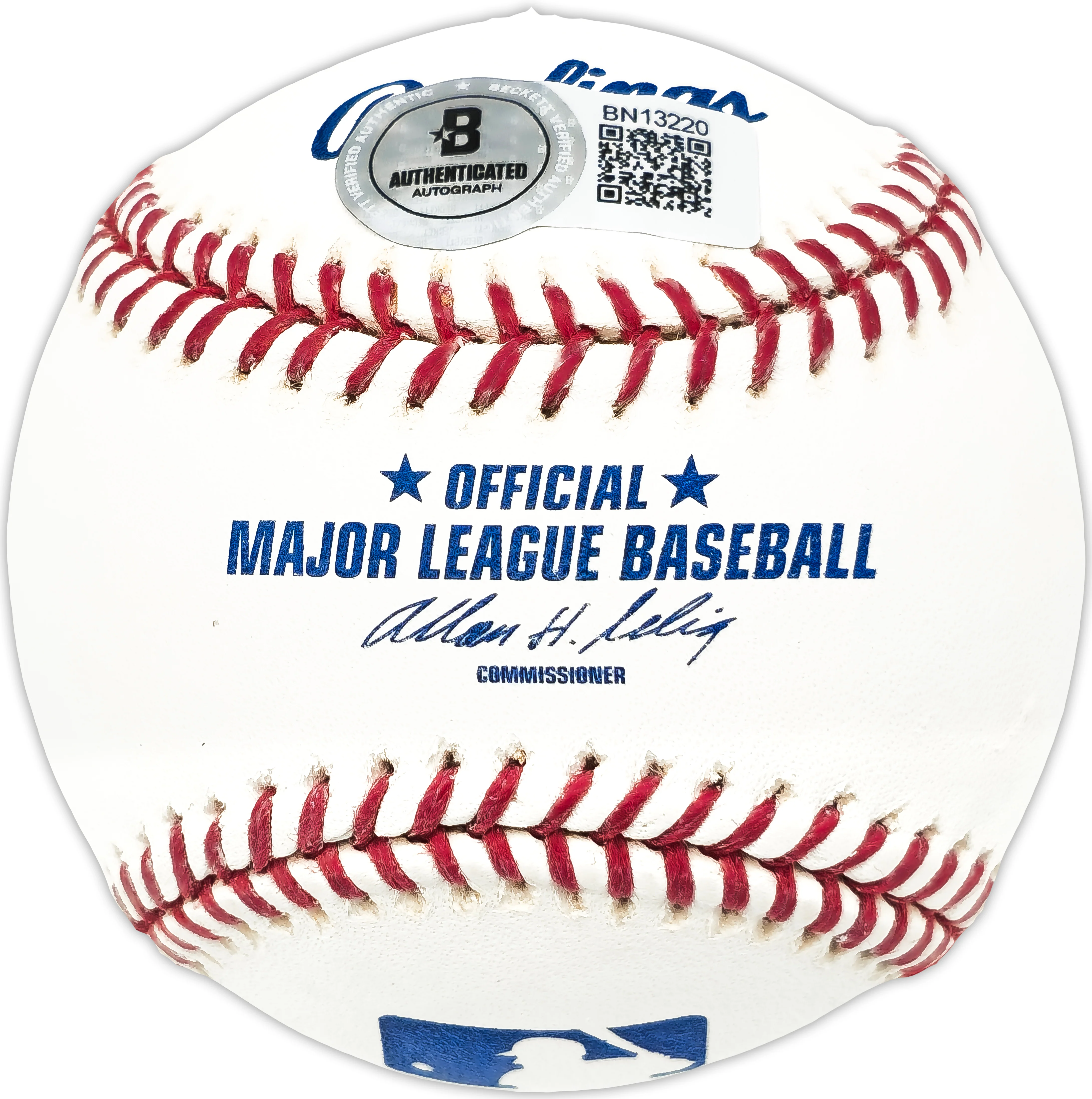 Tom Harrison Autographed Official MLB Baseball KC A's "1965" Beckett BAS QR #BN13220 - Image 2