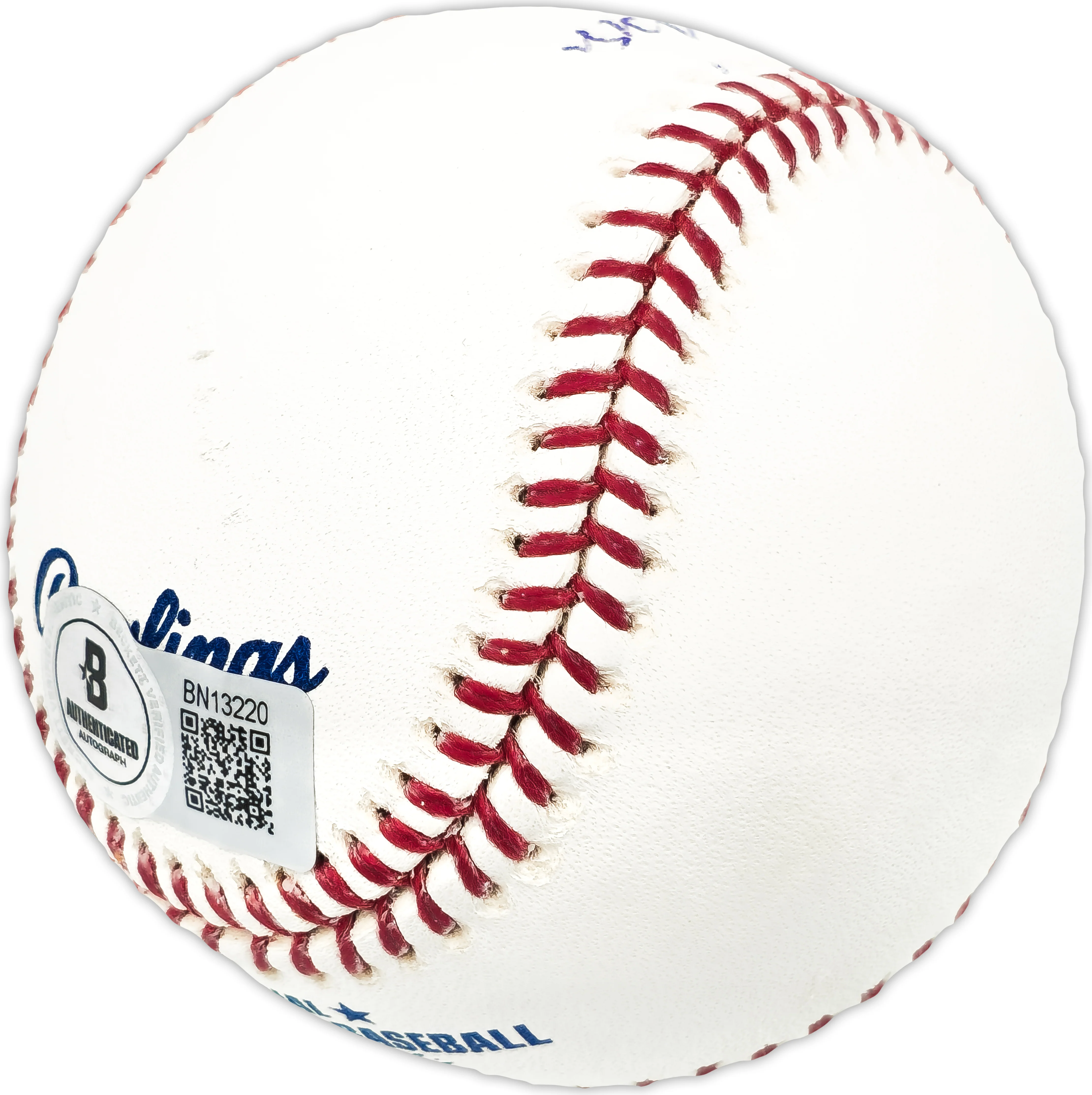 Tom Harrison Autographed Official MLB Baseball KC A's "1965" Beckett BAS QR #BN13220 - Image 3