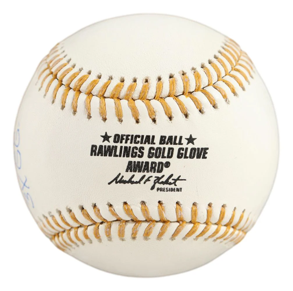 Tom Pagnozzi St. Louis Cardinals Signed Official Gold Glove Baseball 3x GG JSA - Image 2