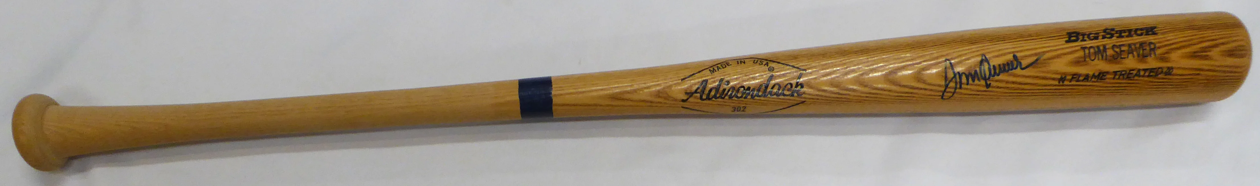 Tom Seaver Autographed Adirondack Bat New York Mets JSA #AK80235 - Image 2