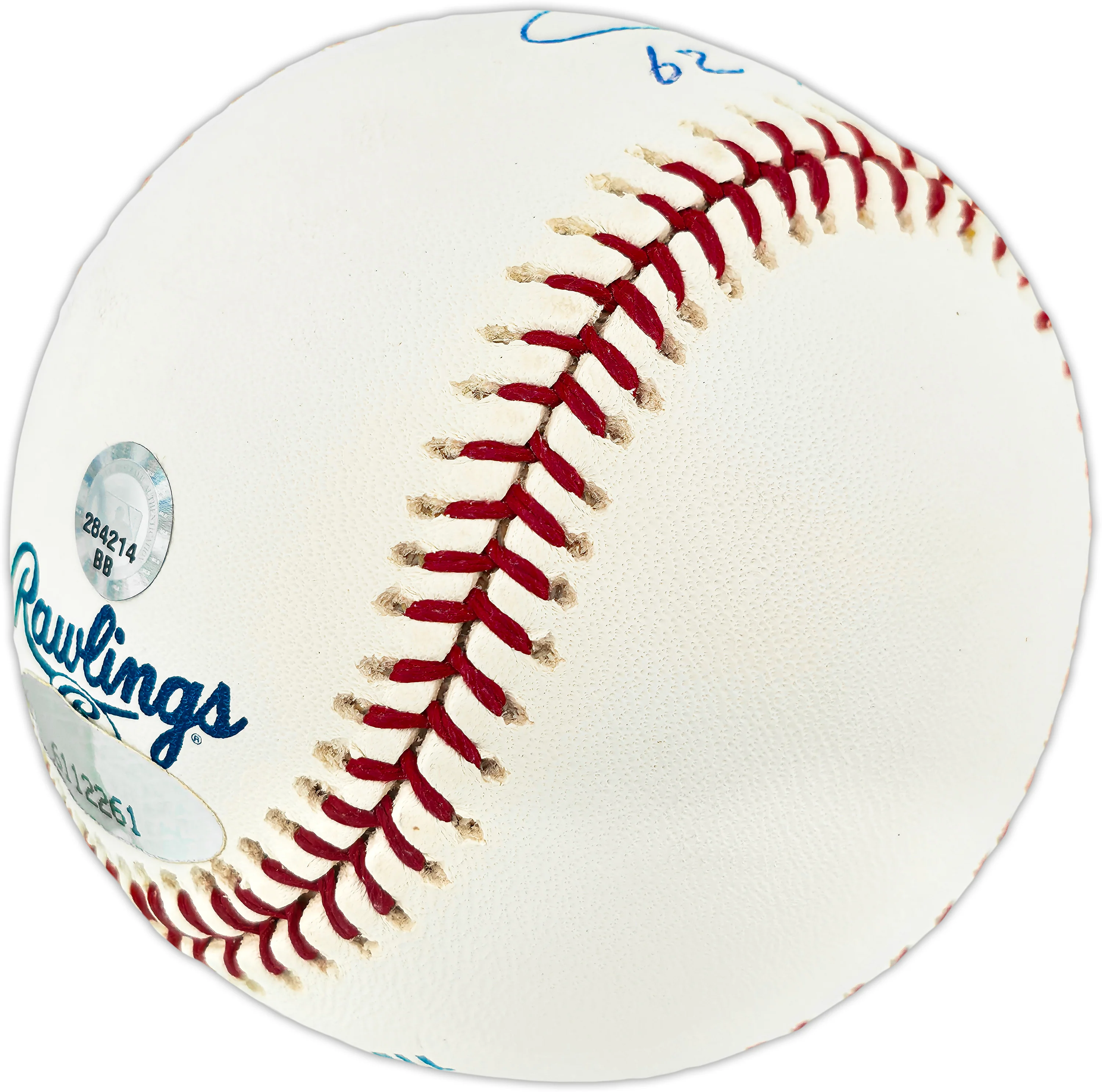 Tom Tresh Autographed Official MLB Baseball New York Yankees "62 AL ROY" TriStar Holo #6112261 - Image 3