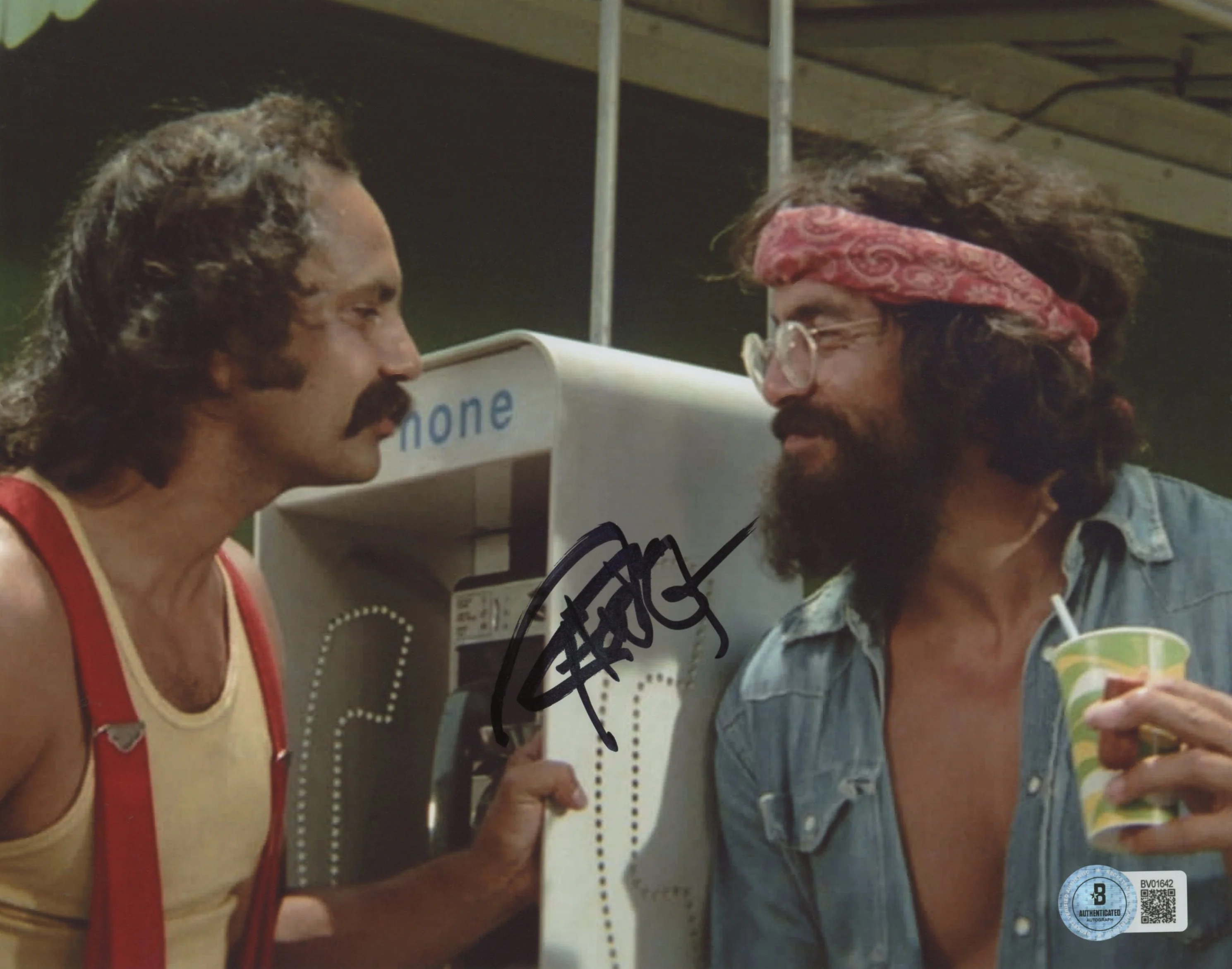 Tommy Chong Cheech & Chong Authentic Signed 8x10 Horizontal Photo BAS 17 - Image 2