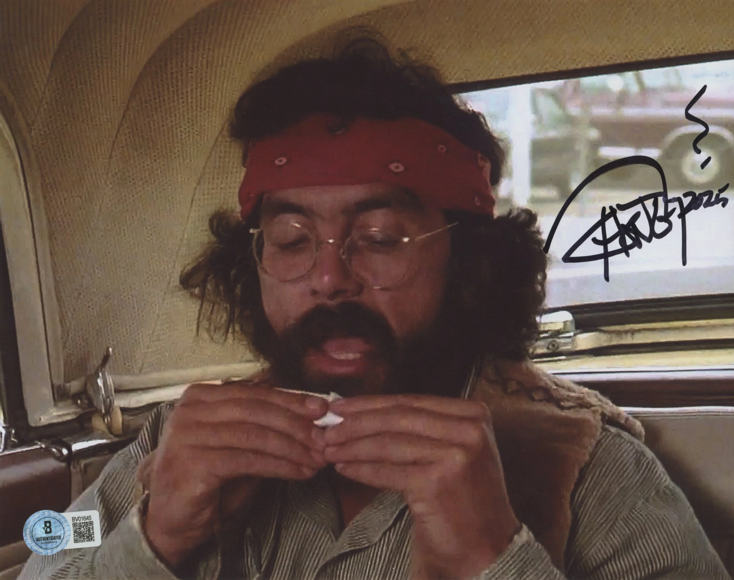 Tommy Chong Cheech & Chong Authentic Signed 8x10 Horizontal Photo BAS 18 - Image 2