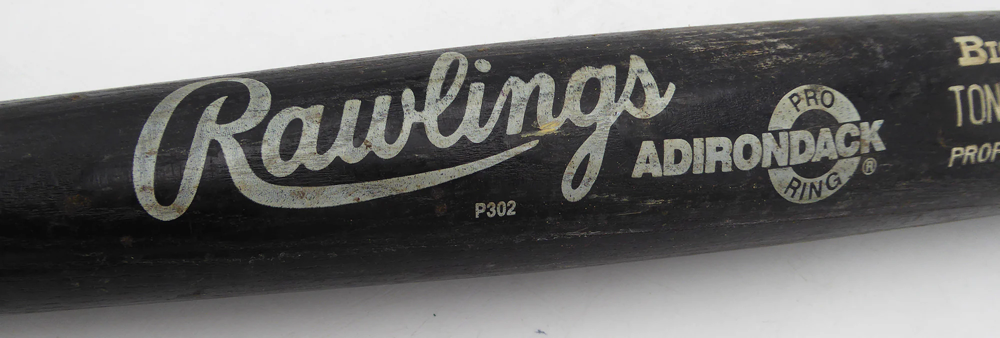 Tony Bernazard Unsigned Game Used Bat Rawlings TB4 Seattle Mariners SKU #253159 - Image 3