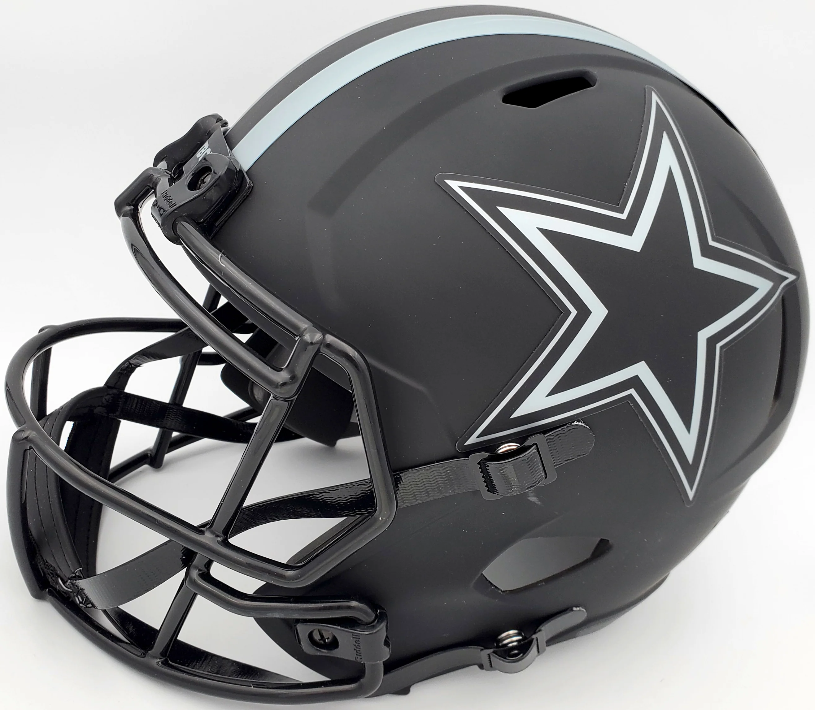 Tony Dorsett Autographed Eclipse Black Dallas Cowboys Full Size Speed Replica Helmet Beckett BAS Stock #185836 - Image 5