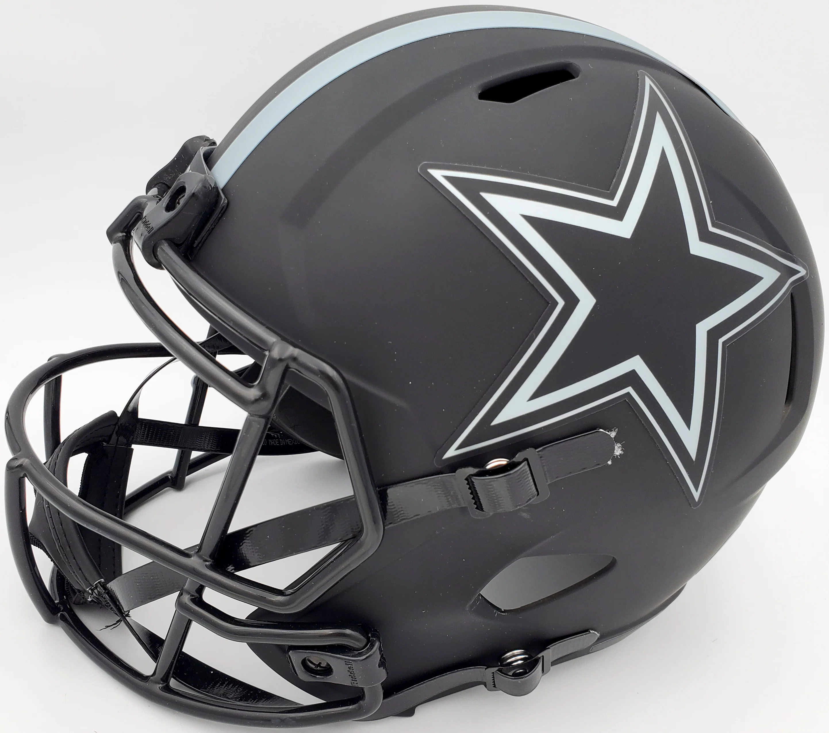 Tony Dorsett Autographed Eclipse Black Dallas Cowboys Full Size Speed Replica Helmet Beckett BAS Stock #185837 - Image 5