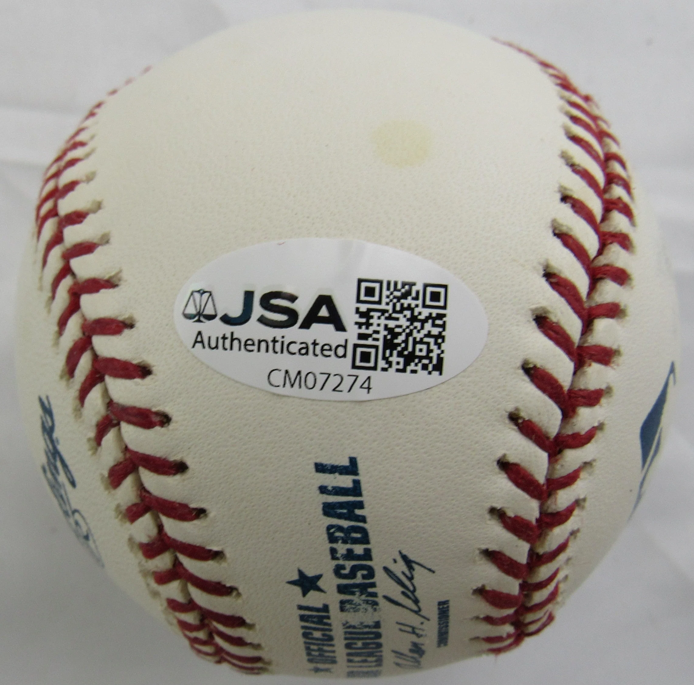 Tony Kubek Signed Auto Rawlings Baseball JSA CM07274 w/ Insc - Image 5