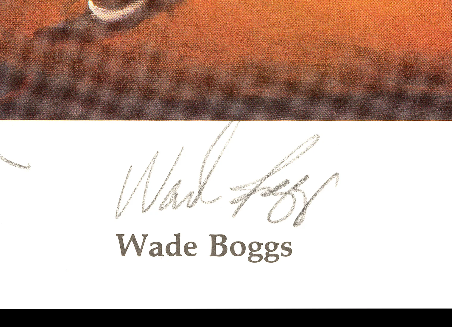Tony Gwynn & Wade Boggs Autographed 19x24 Lithograph Photo Boston Red Sox & San Diego Padres #/2500 Beckett BAS Stock #237004 - Image 3